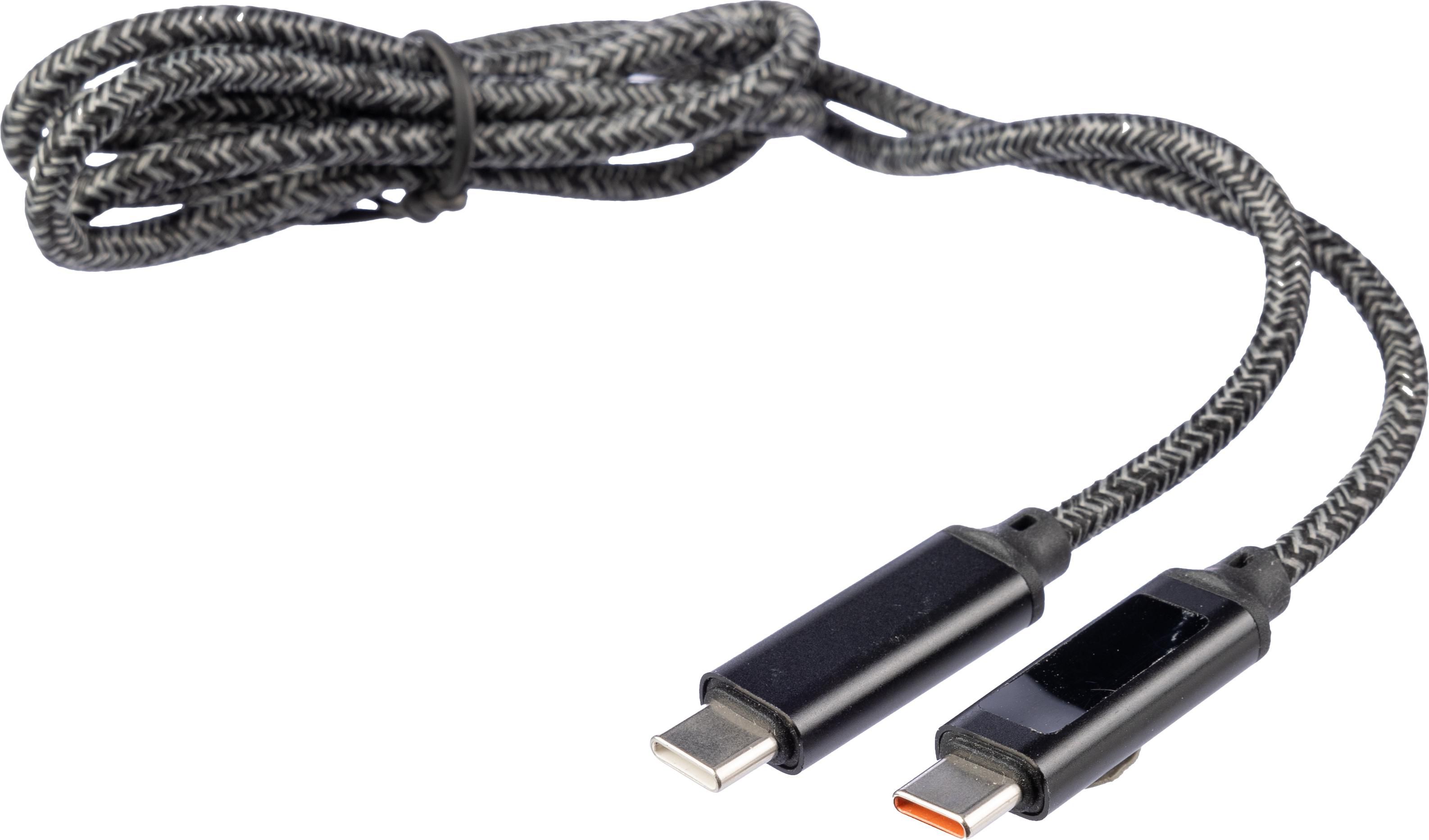 Cable de carga y transferencia 65W de nailon Claudia