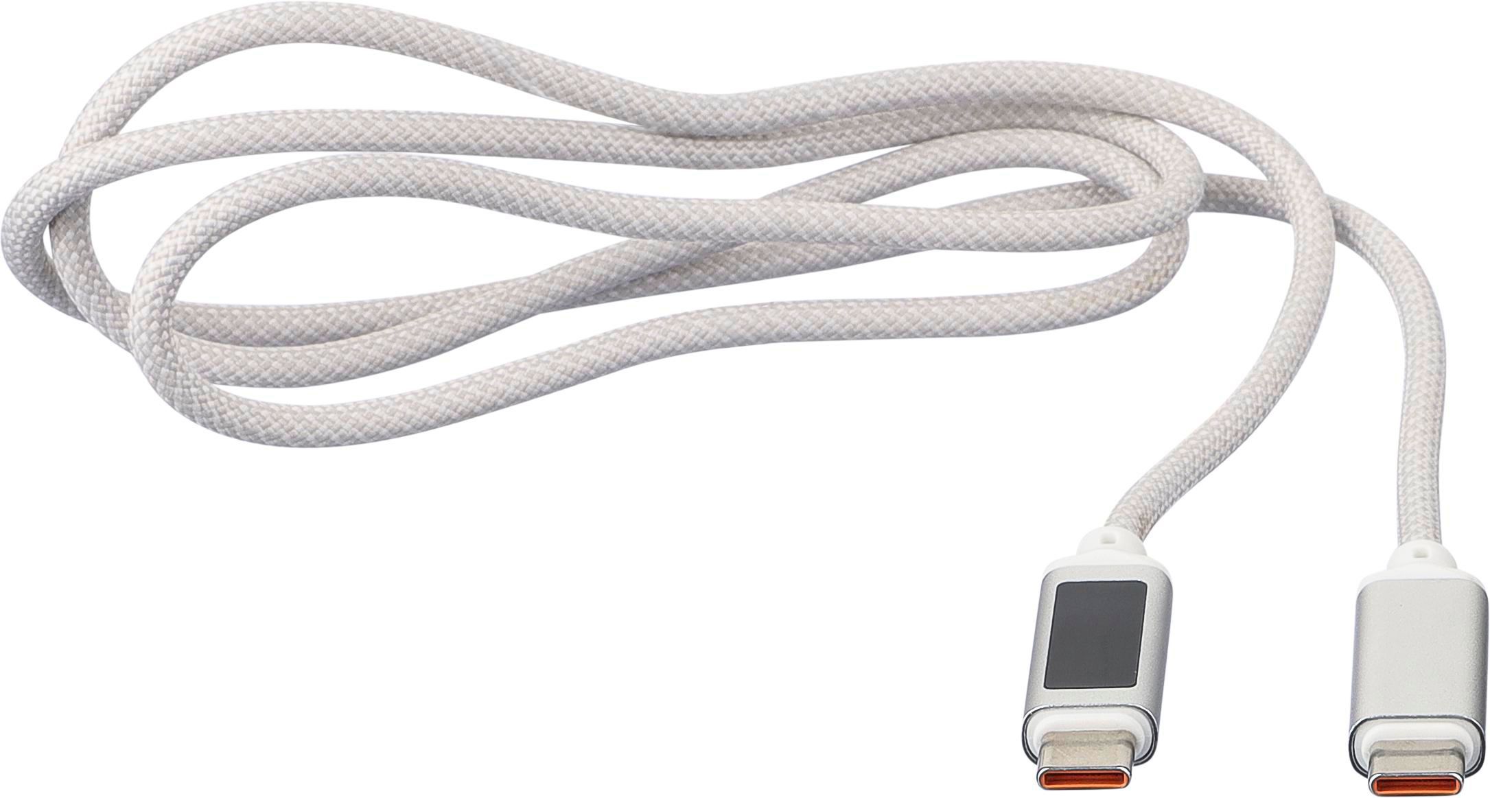 Cable de carga y transferencia 65W de nailon Claudia