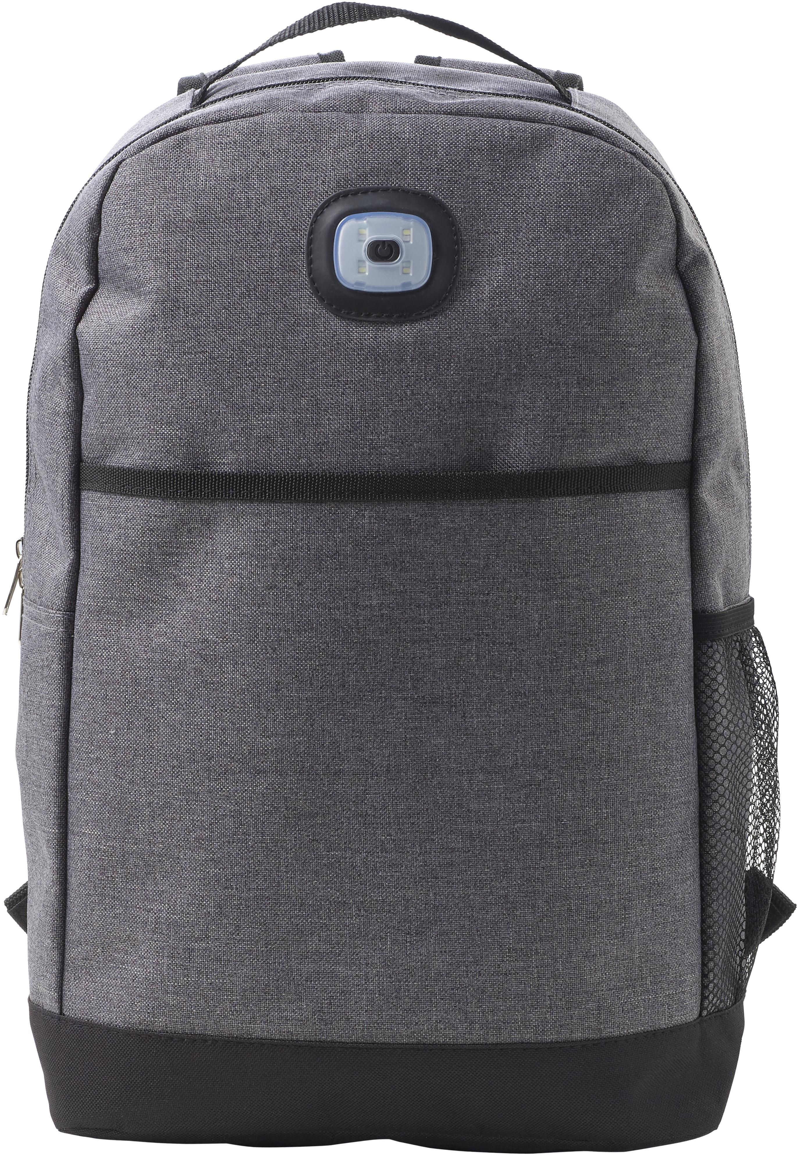 Mochila de poliéster con luz Katarina