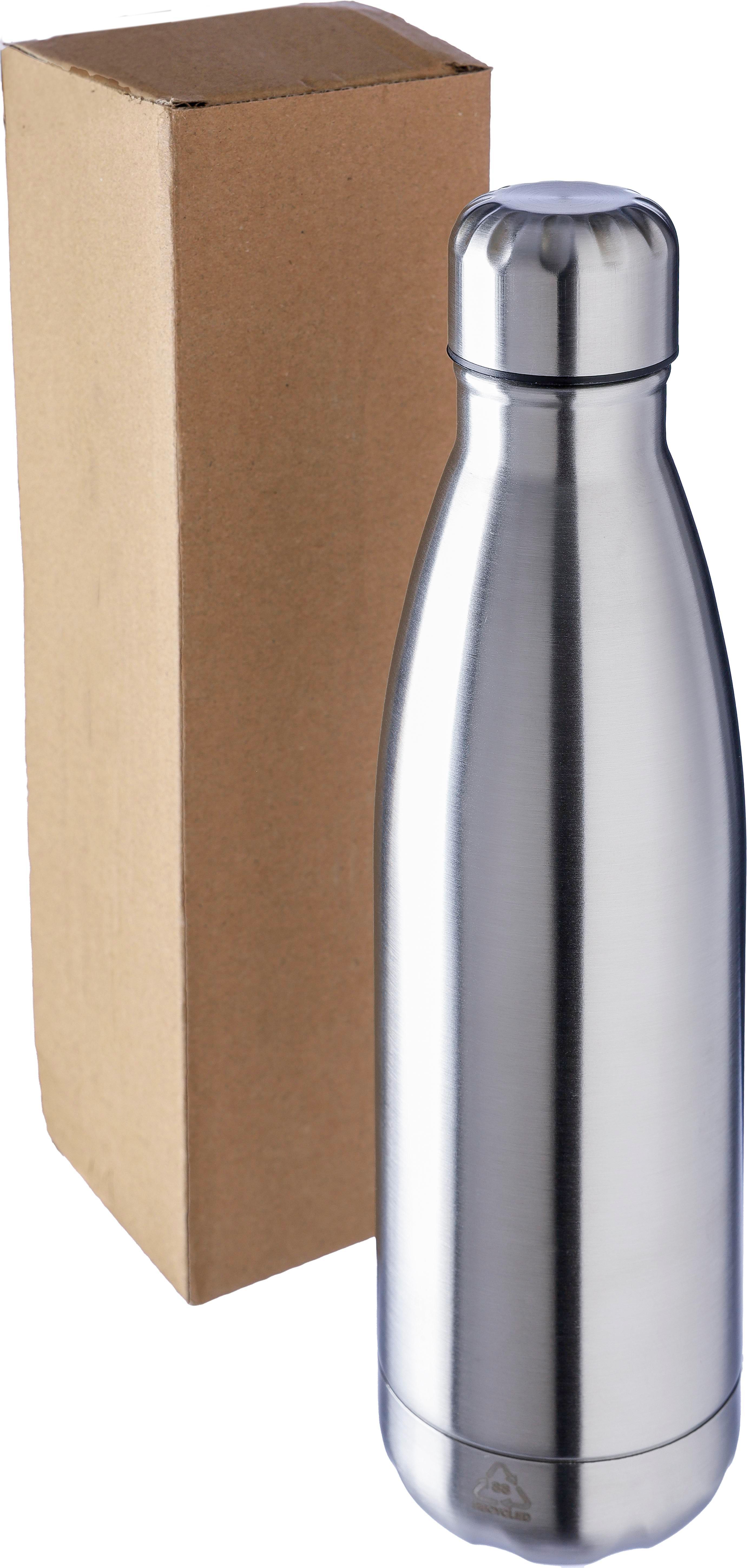 Botella termo de acero inox. reciclado Clifford