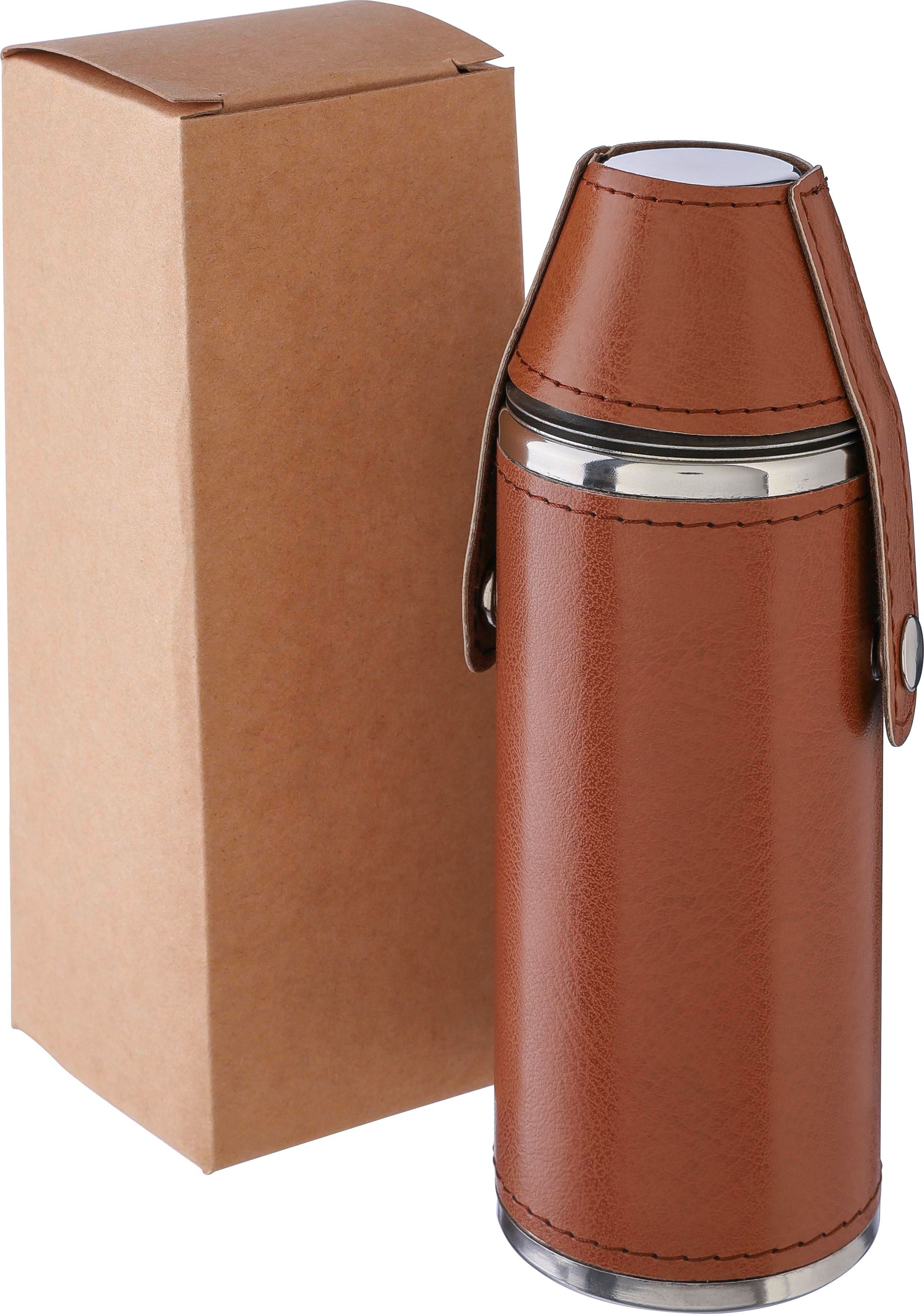 Botella de acero inox. reciclado Brock