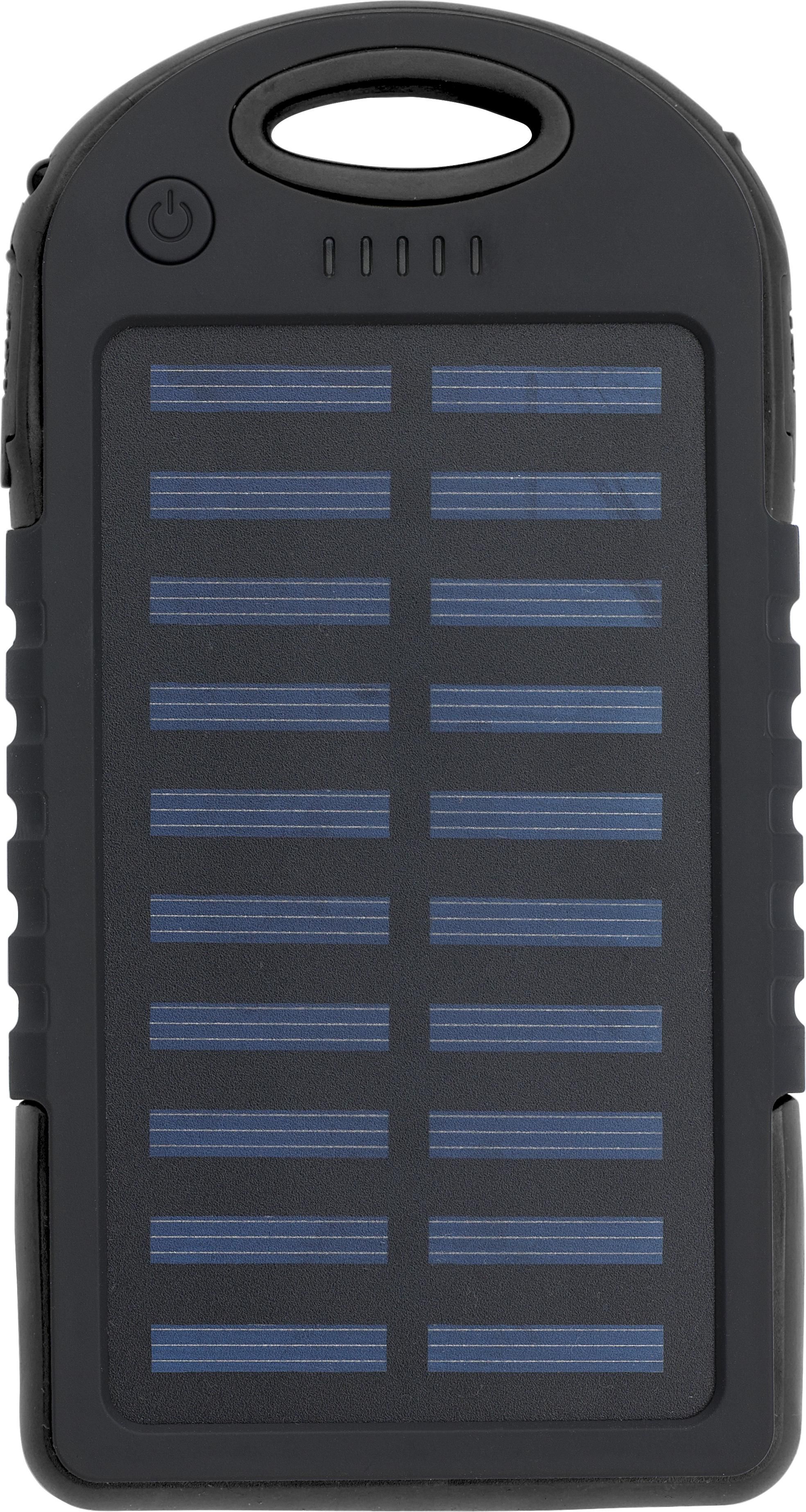 Power Bank solar de caucho y ABS Aurora