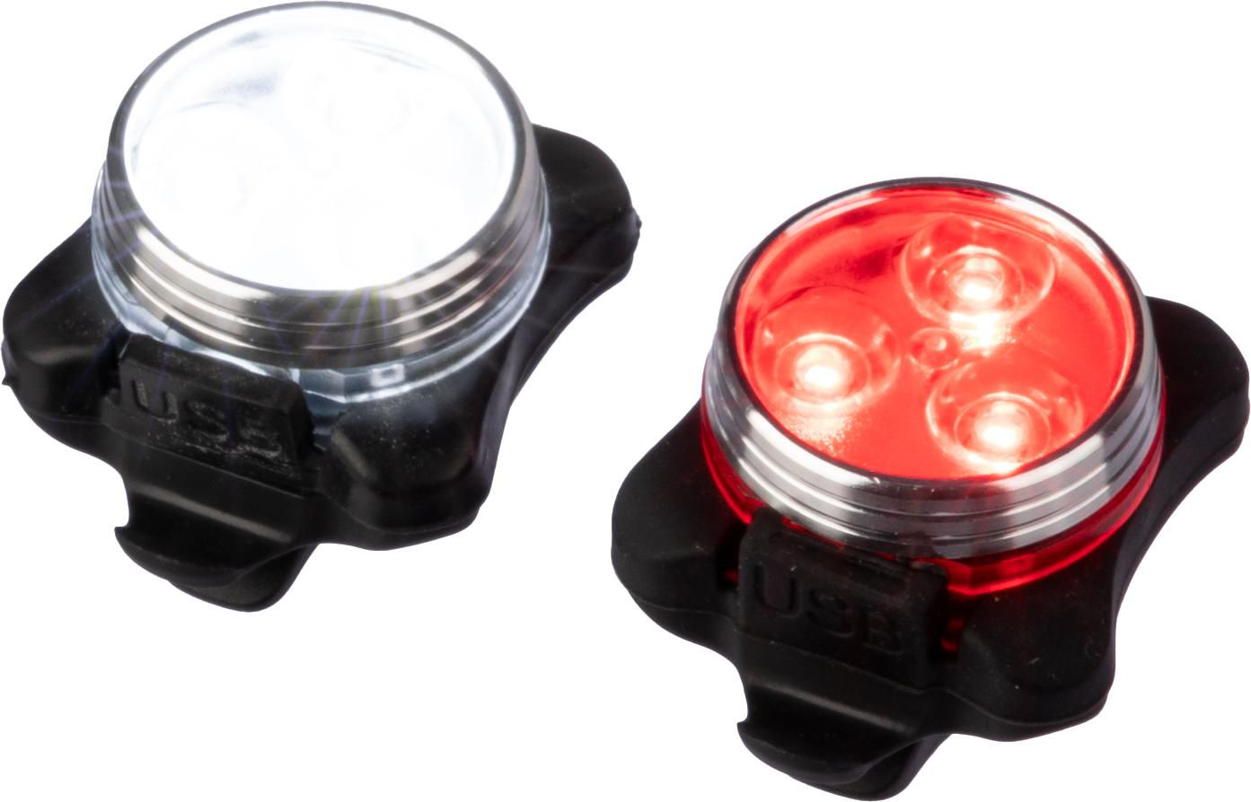 Luces de bicicleta recargables de ABS Elisabeth