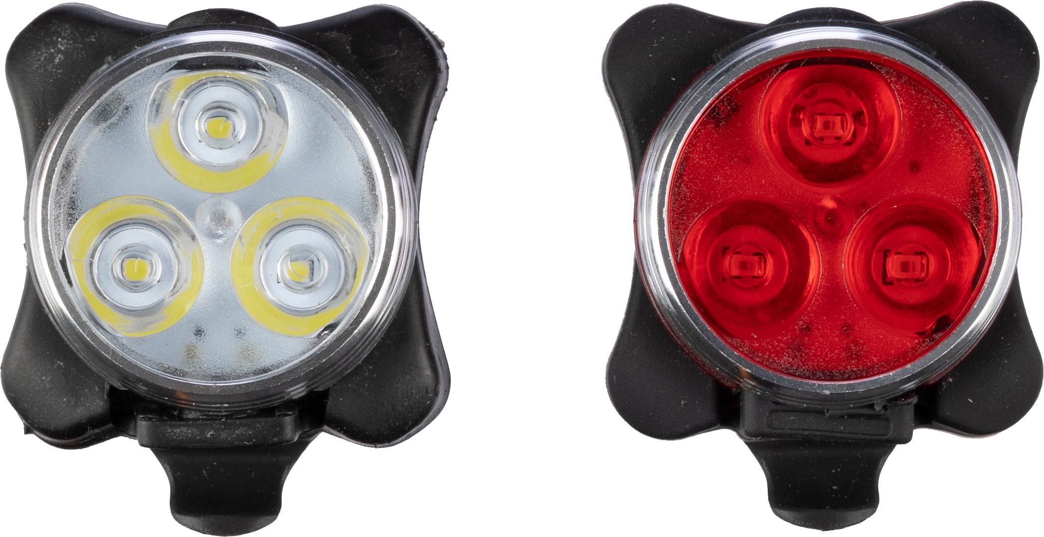 Luces de bicicleta recargables de ABS Elisabeth
