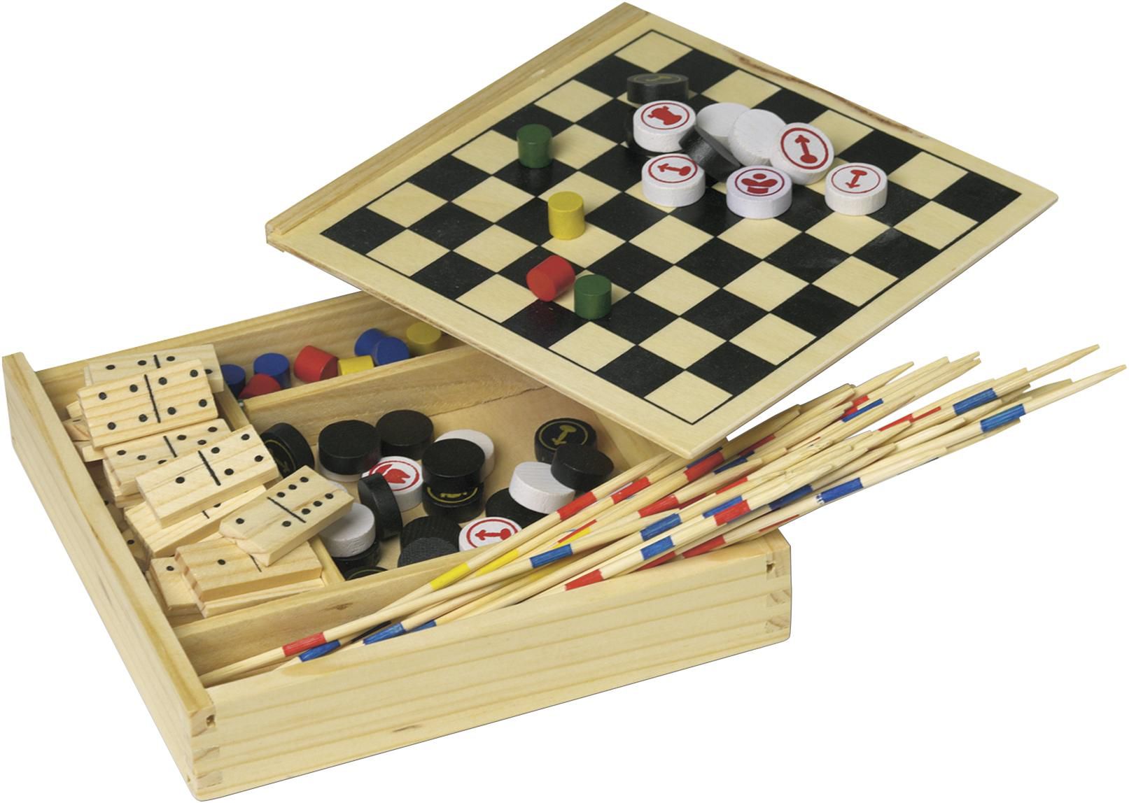 Set de 5 juegos de madera Cherie