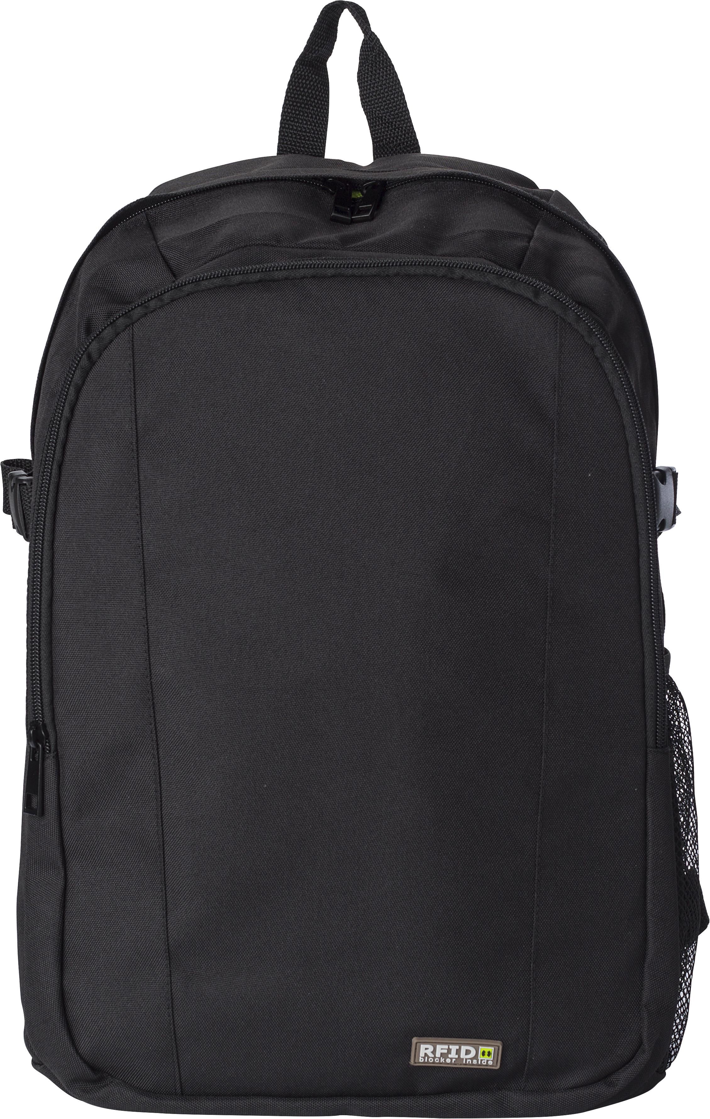 Mochila de poliéster para pc con RFID Marley