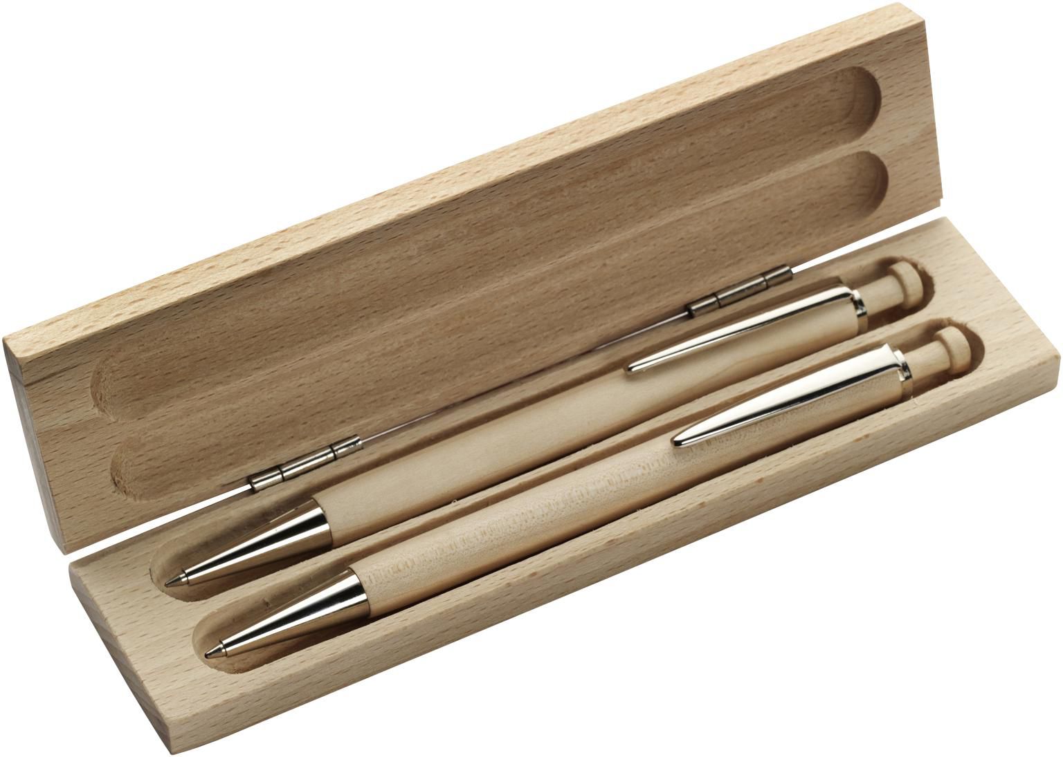 Set de escritura de madera Morris