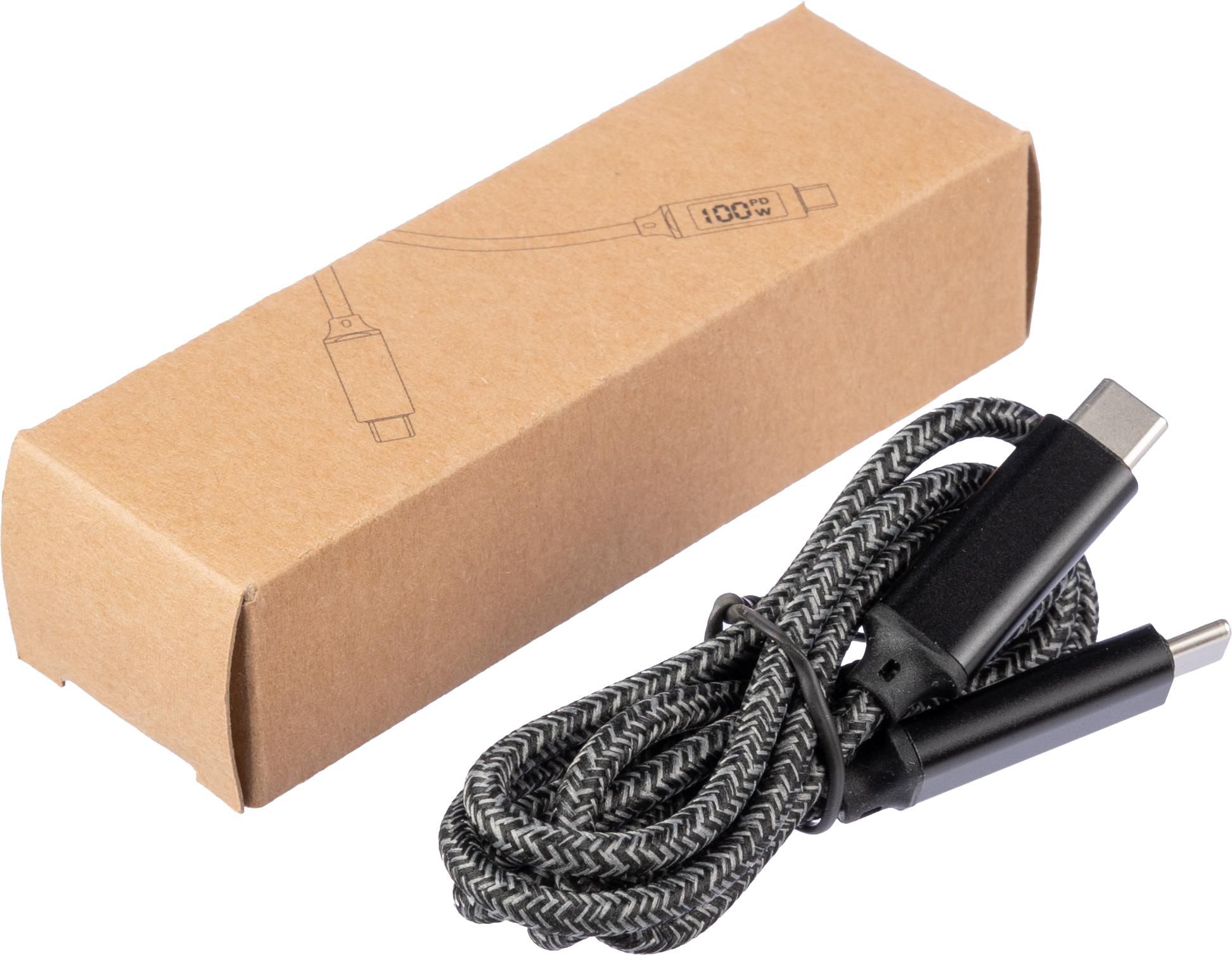 Cable de carga y transferencia 100W de nailon Gerd