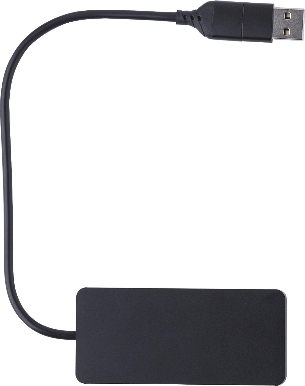 Hub USB de aluminio reciclado Layton