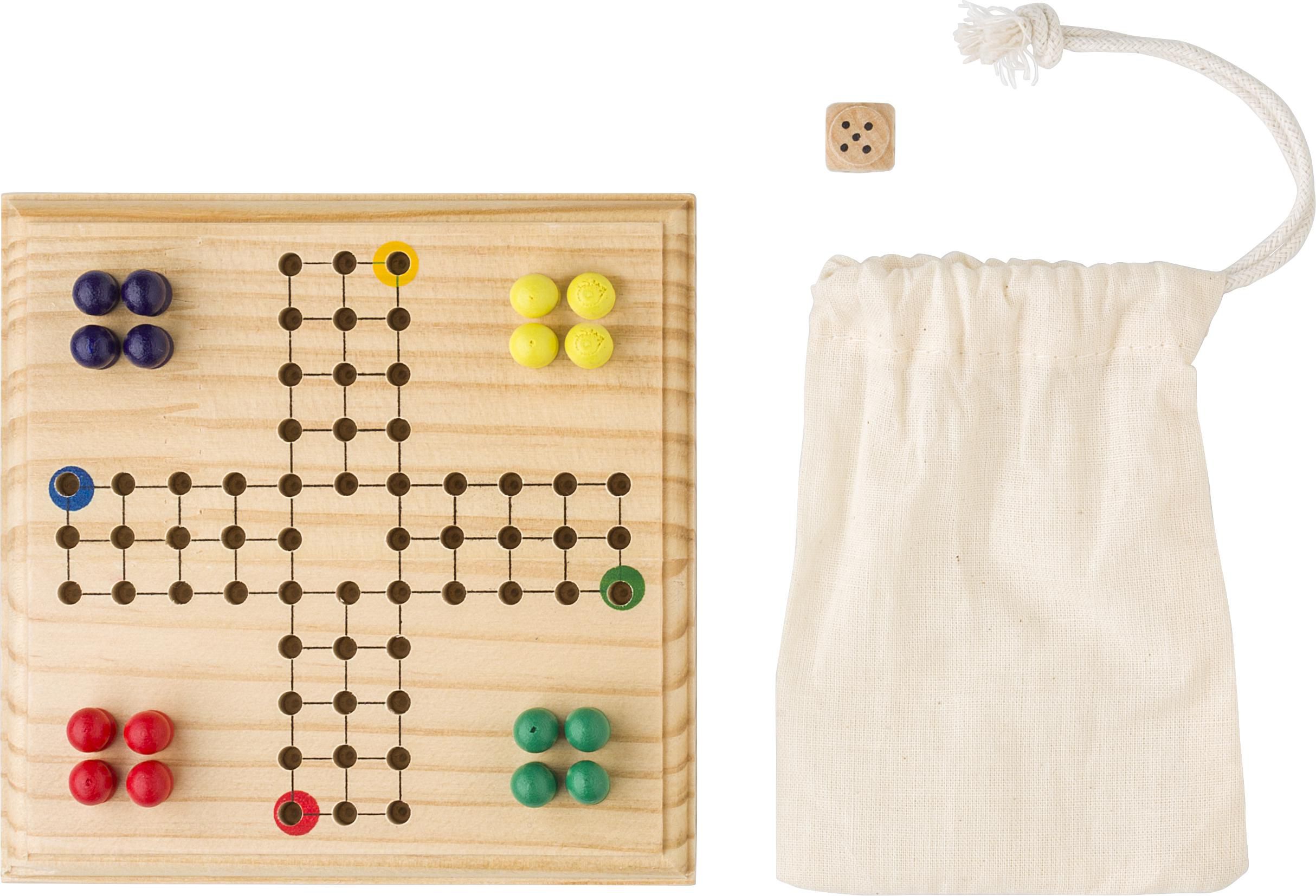 Juego de parchís de madera Yasir