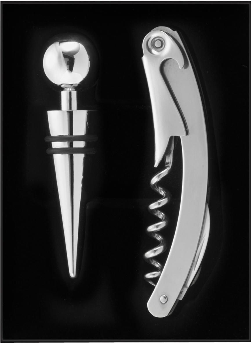Set de vino de acero inox. Eve