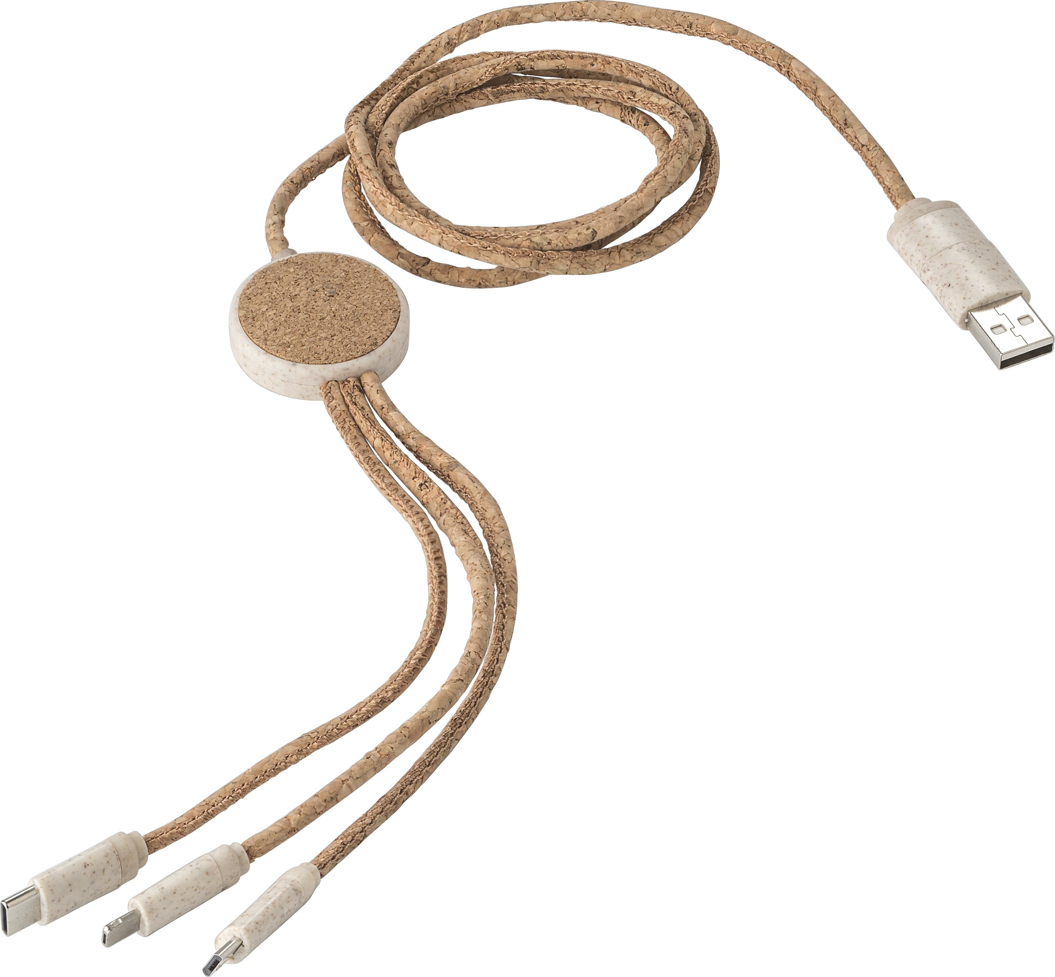 Set de cables de corcho Gemma