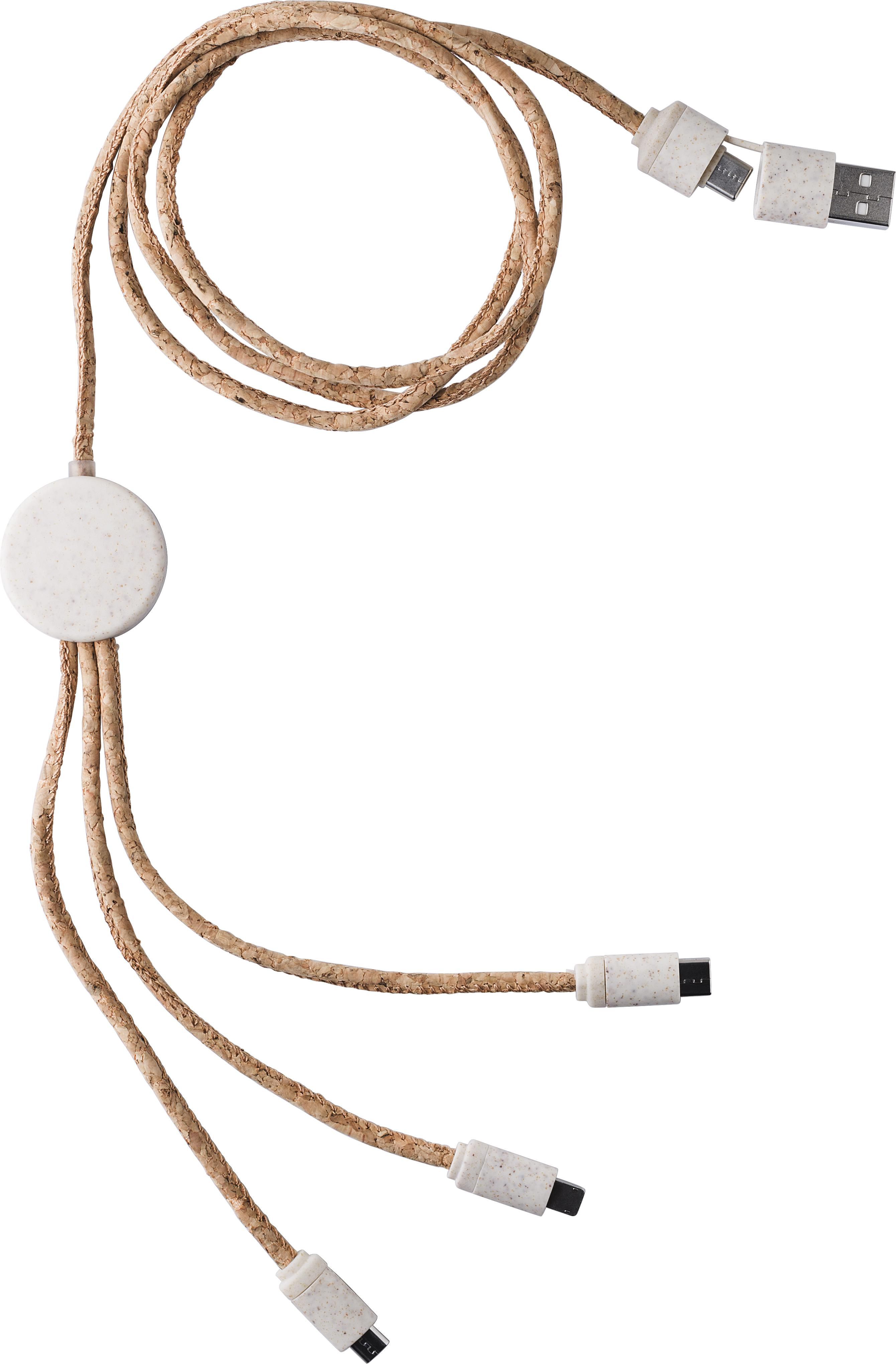 Set de cables de corcho Gemma