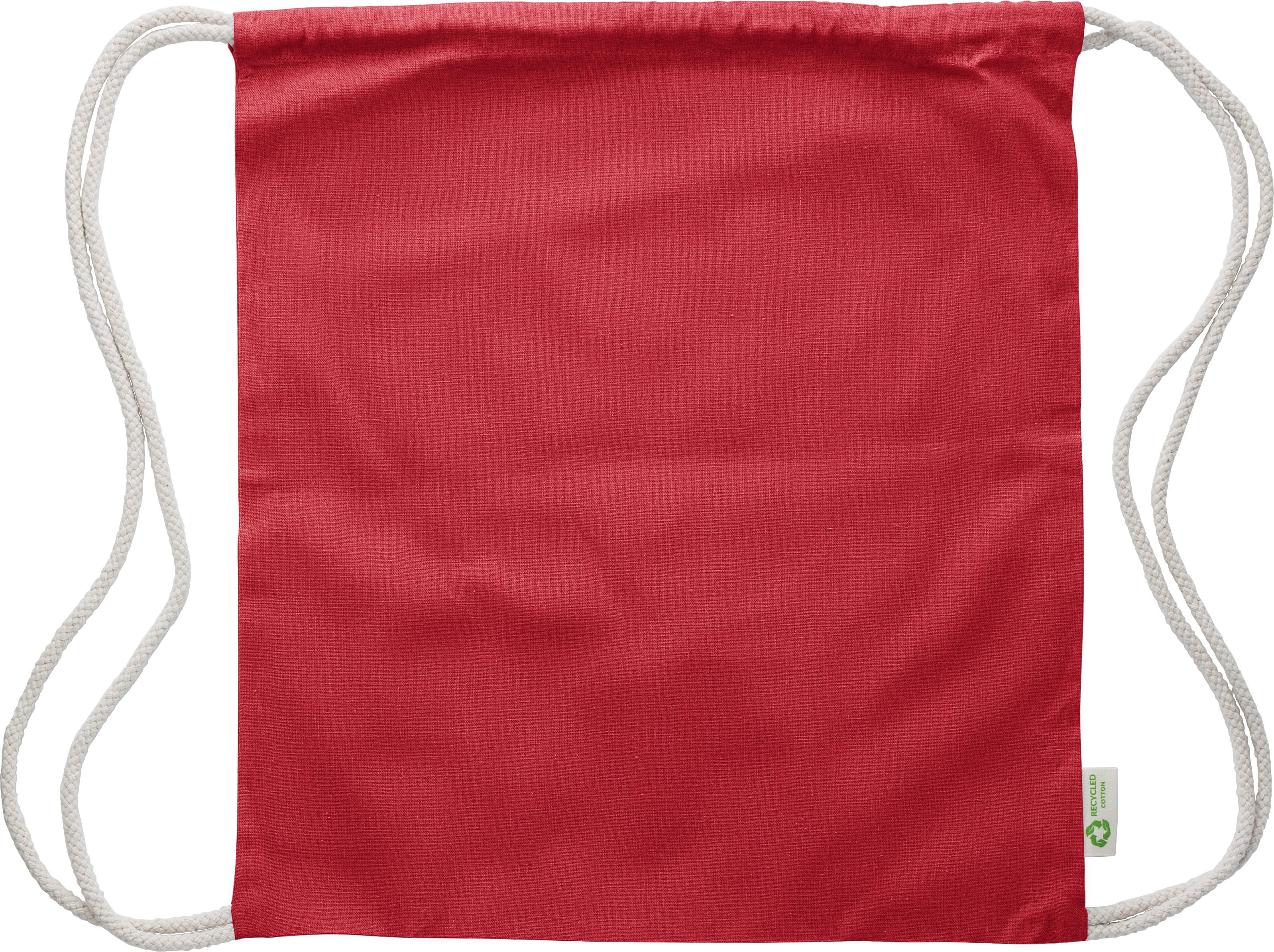 Mochila de algodón reciclado con cordones Joy