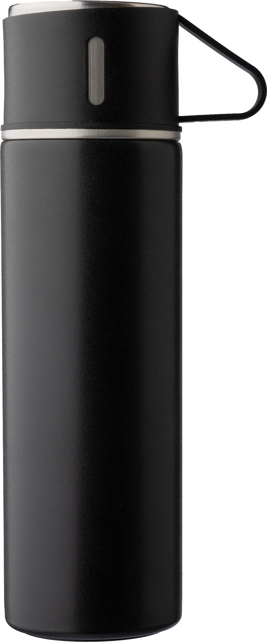 Termo y tazas de acero inox. Herbert