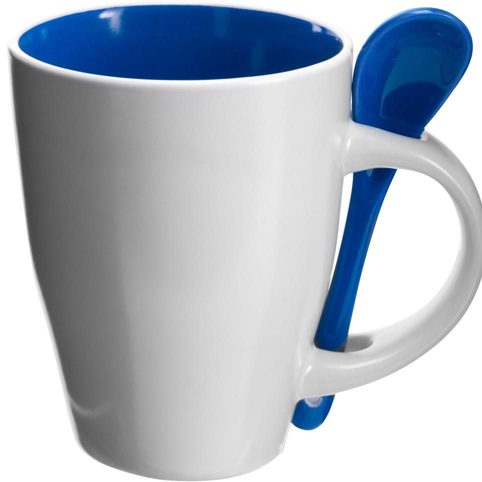 Taza y cuchara de cerámica Eduardo