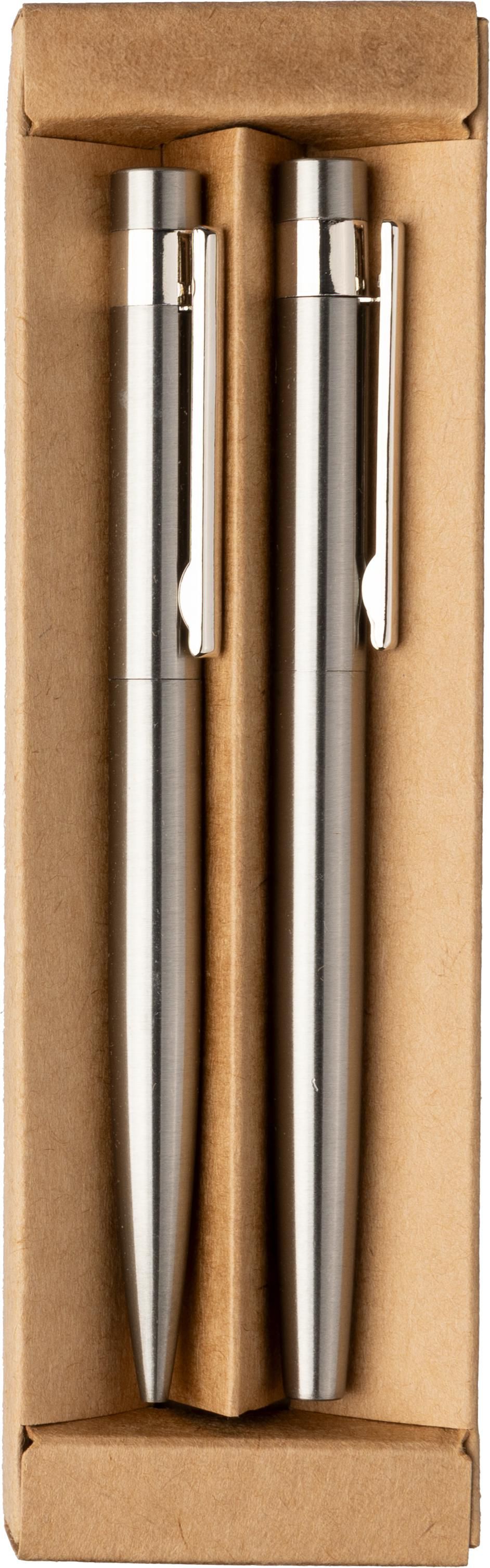 Set de escritura de acero inox. reciclado Fritz