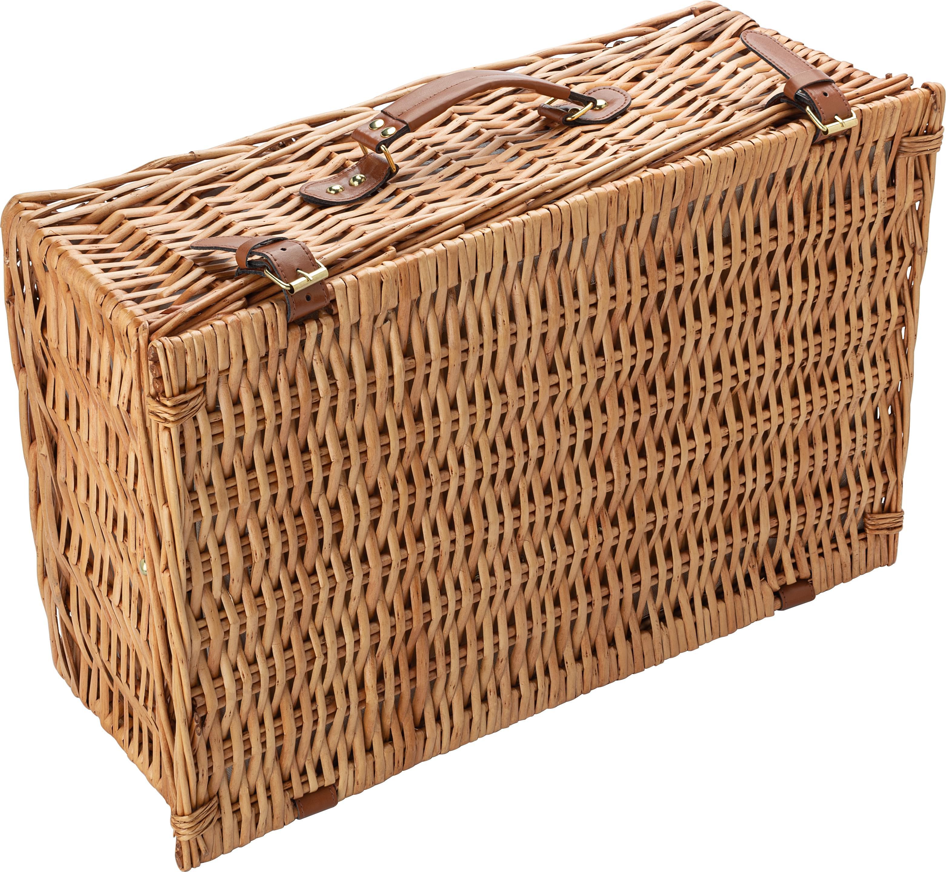Cesta de sauce para picnic Levin
