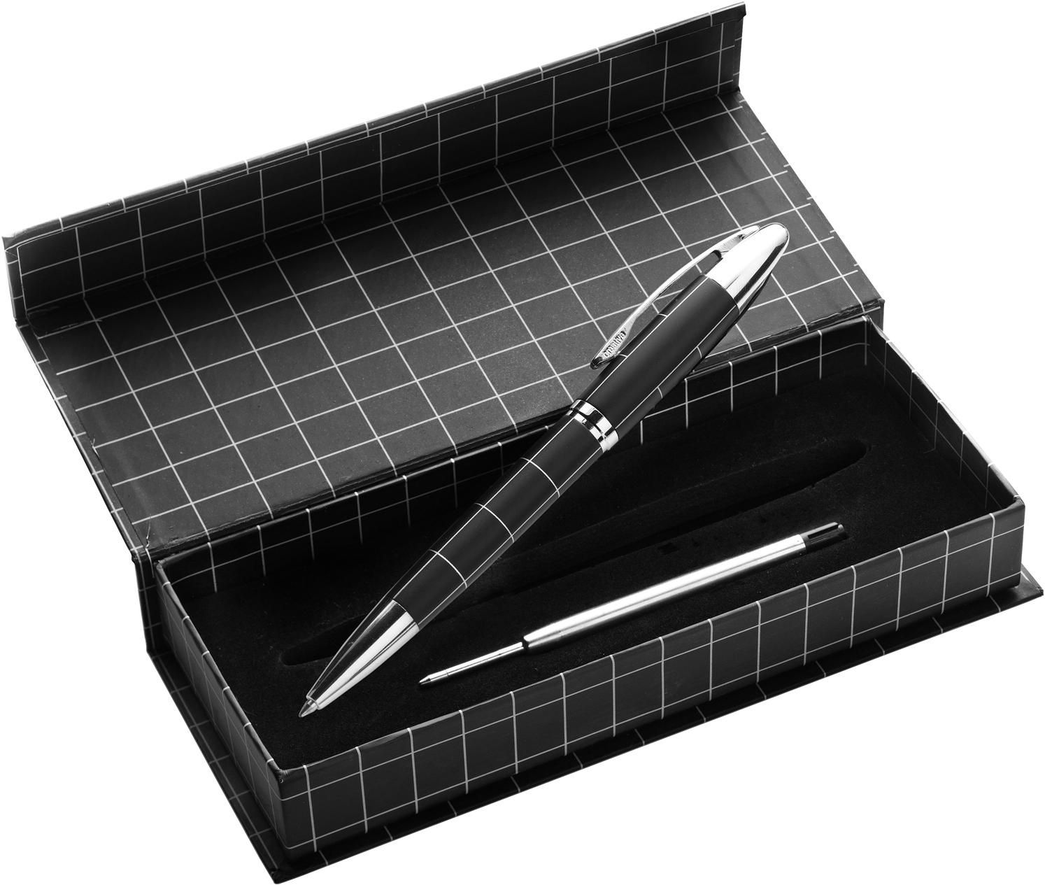 Bolígrafo de metal con estuche Malika