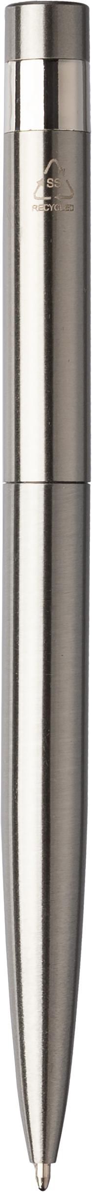 Bolígrafo de acero inox. reciclado Hannelore