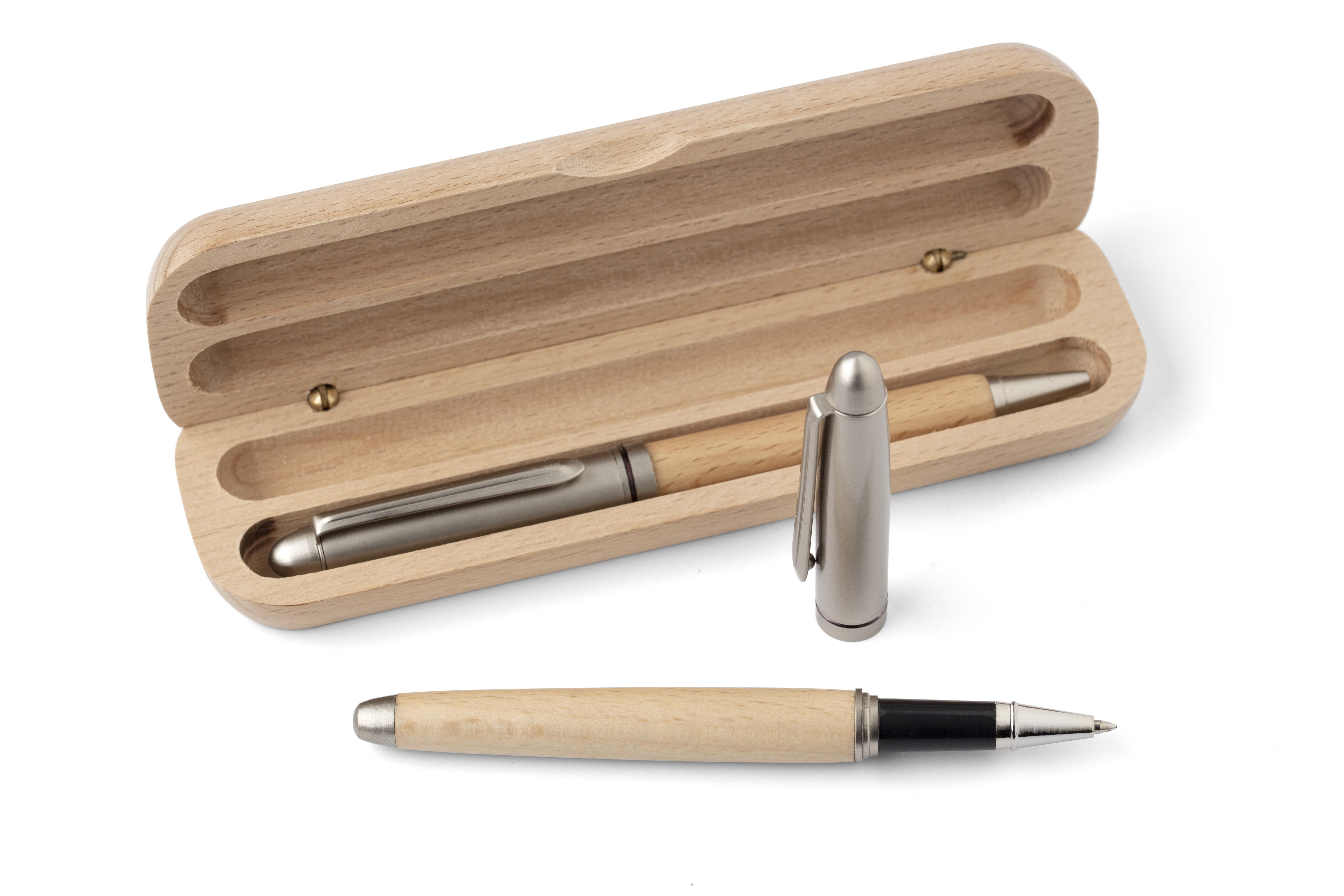 Set de escritura de madera Oliviero