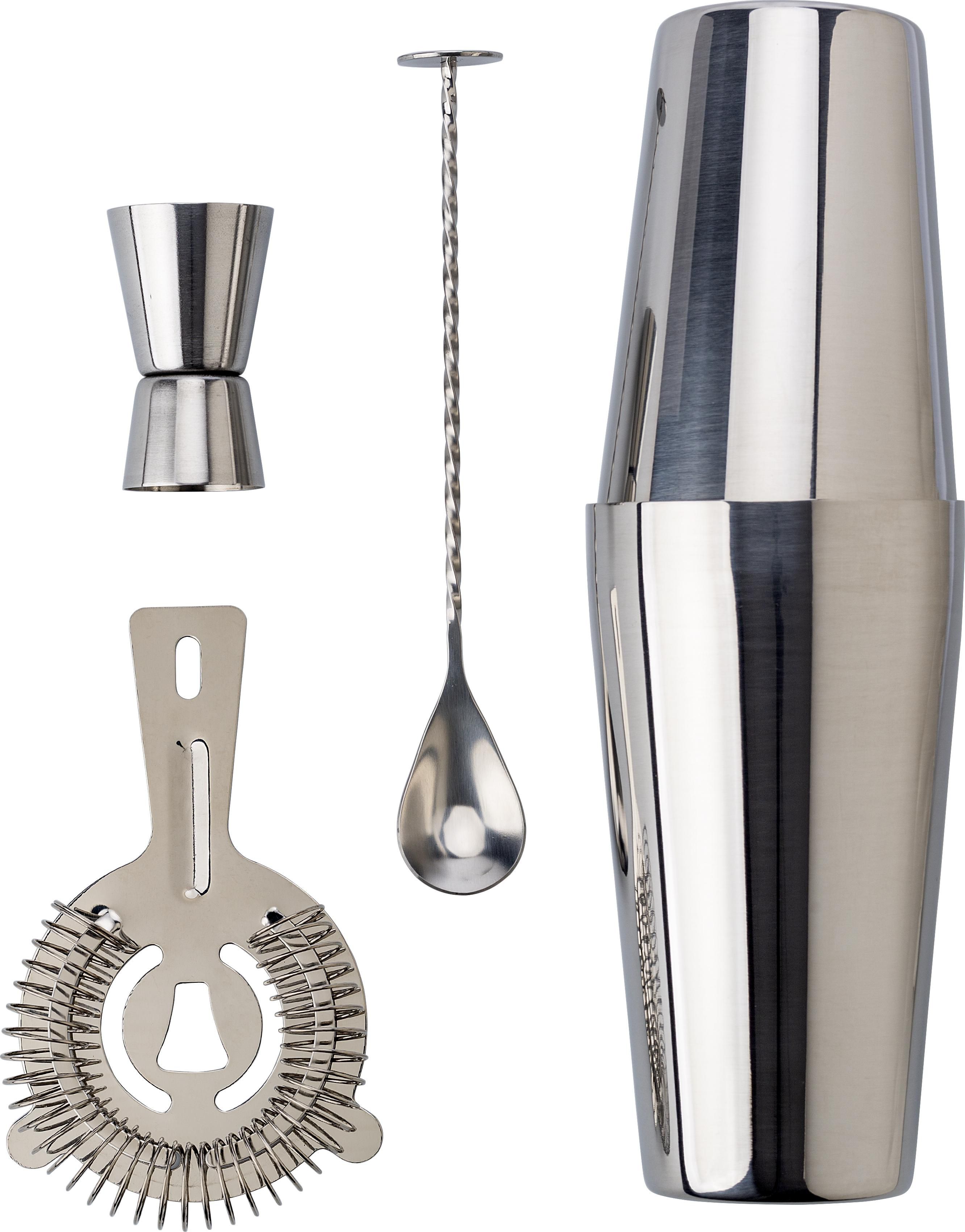 Set de coctelería de acero inoxidable Tatiana