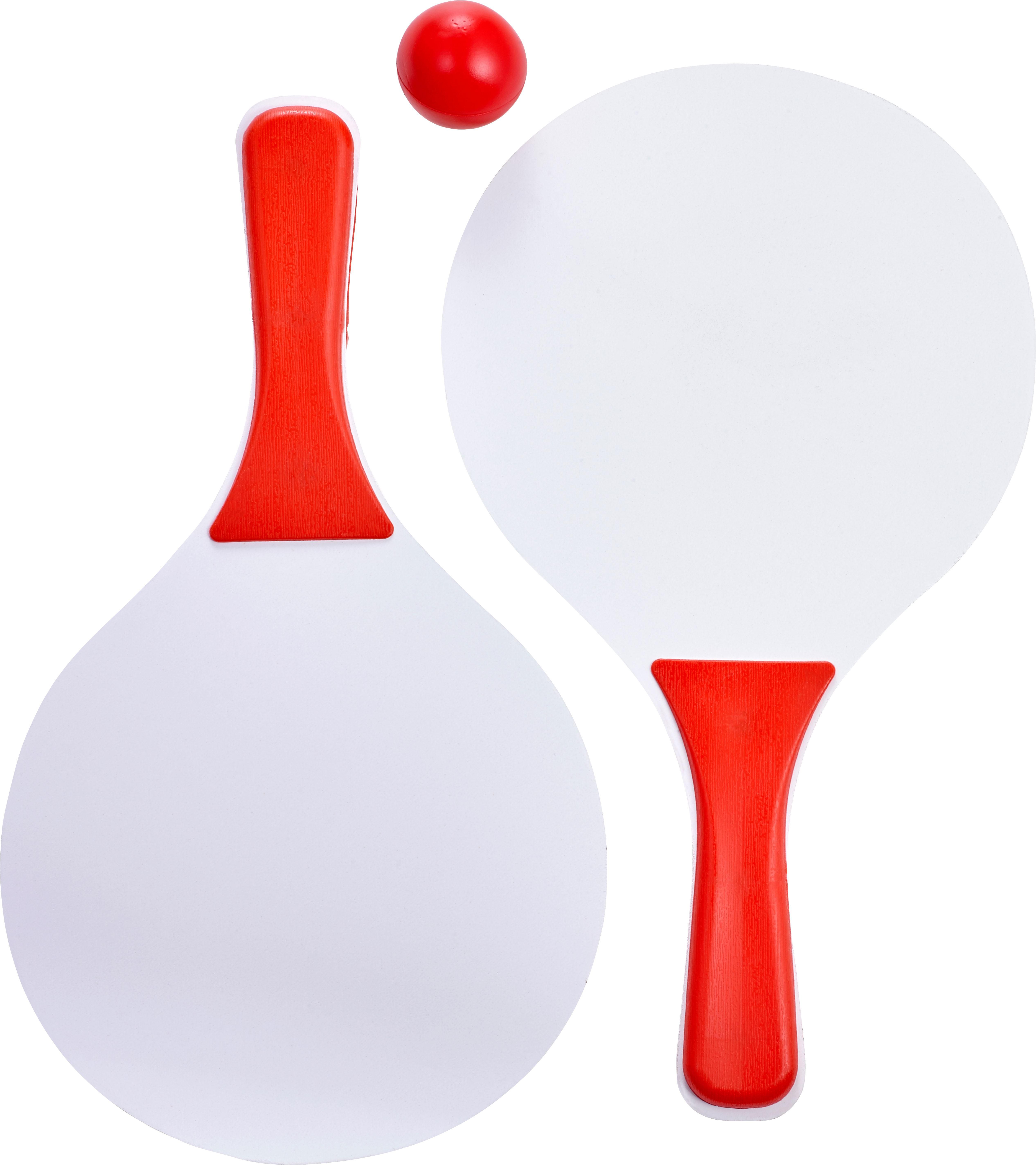 Set de palas de madera y pelota Eliza