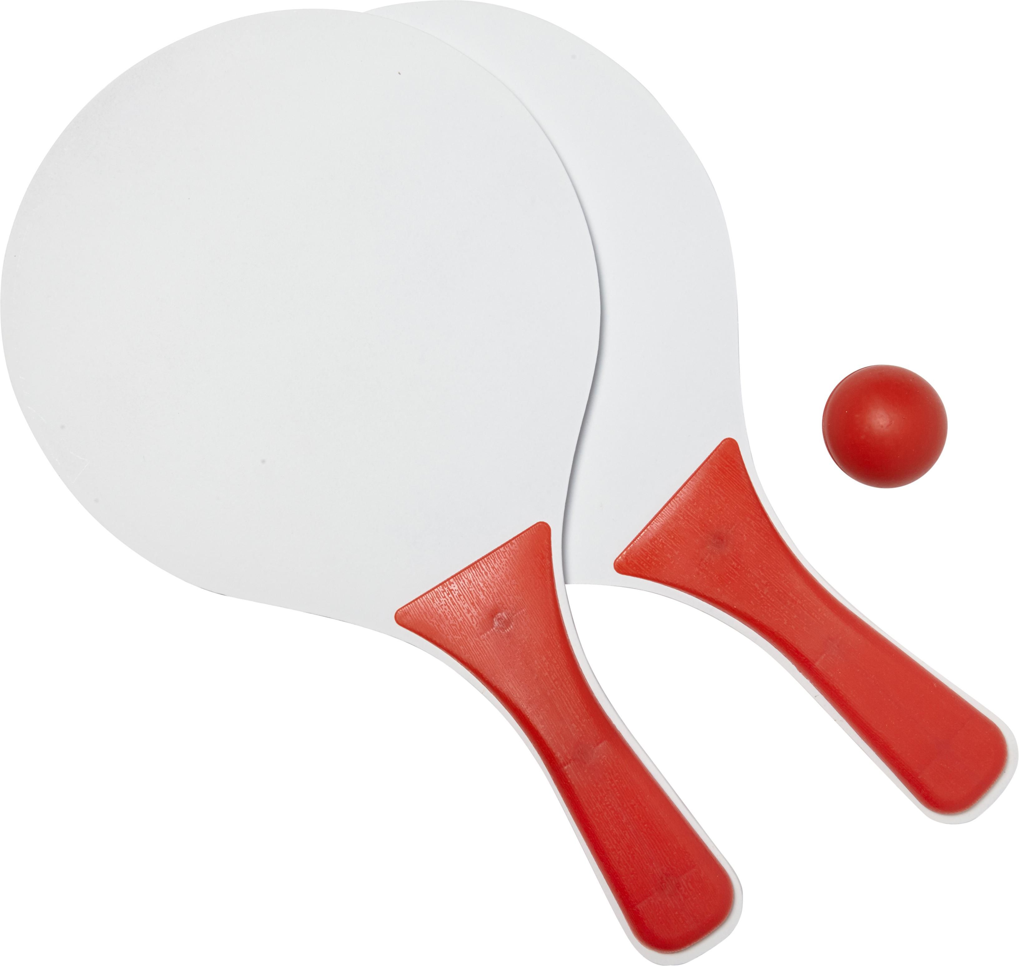 Set de palas de madera y pelota Eliza