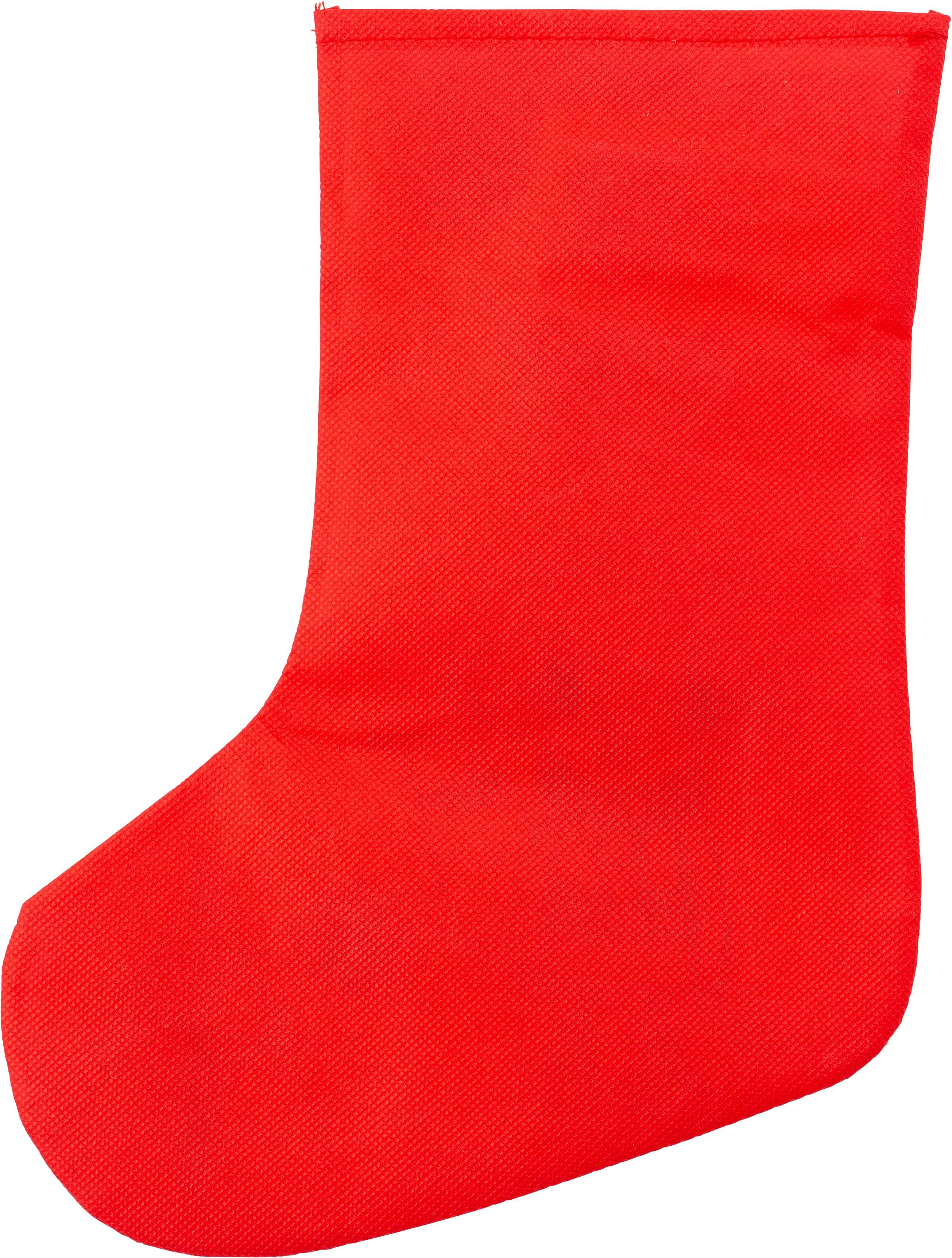 Calcetín navideño de nonwoven (80gr / m²) Jasleen