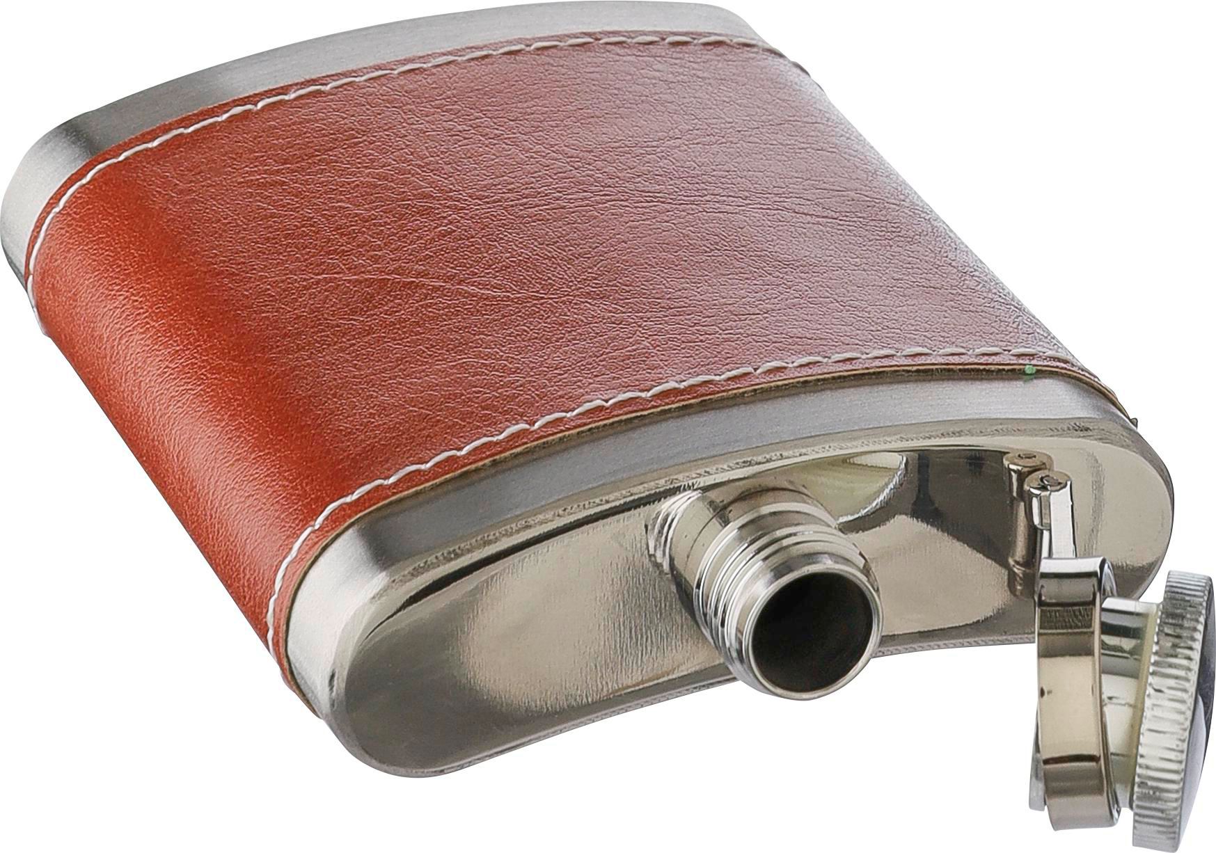 Petaca de acero inox. Cedric