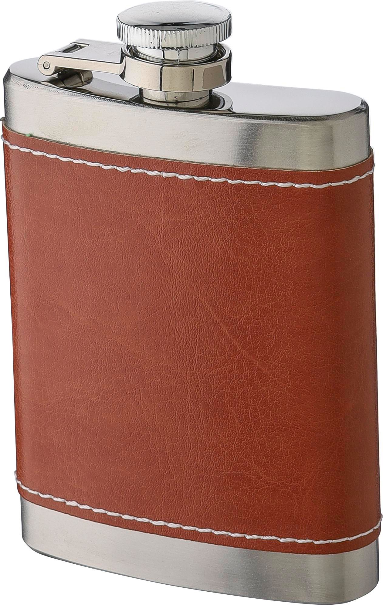 Petaca de acero inox. Cedric