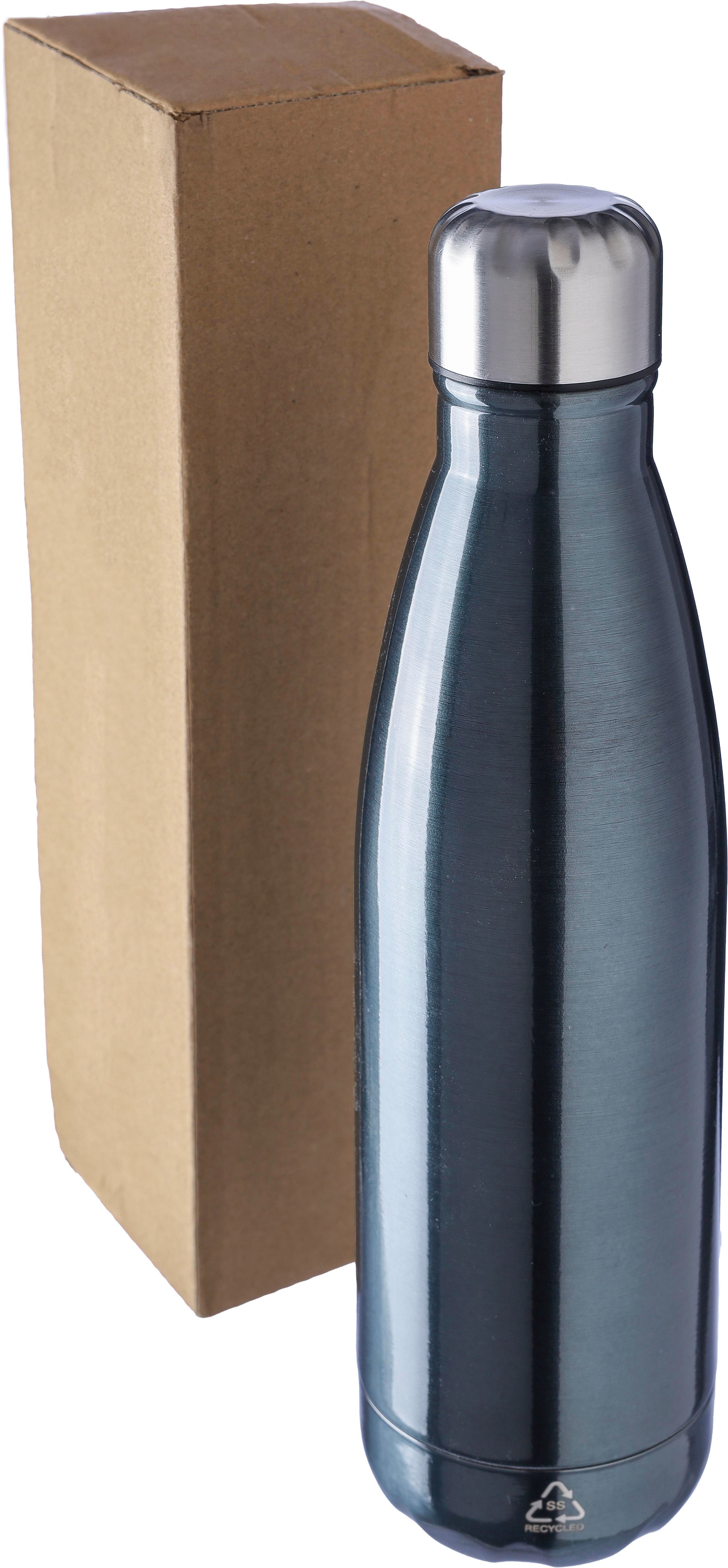 Botella de acero inox. reciclado Cliff