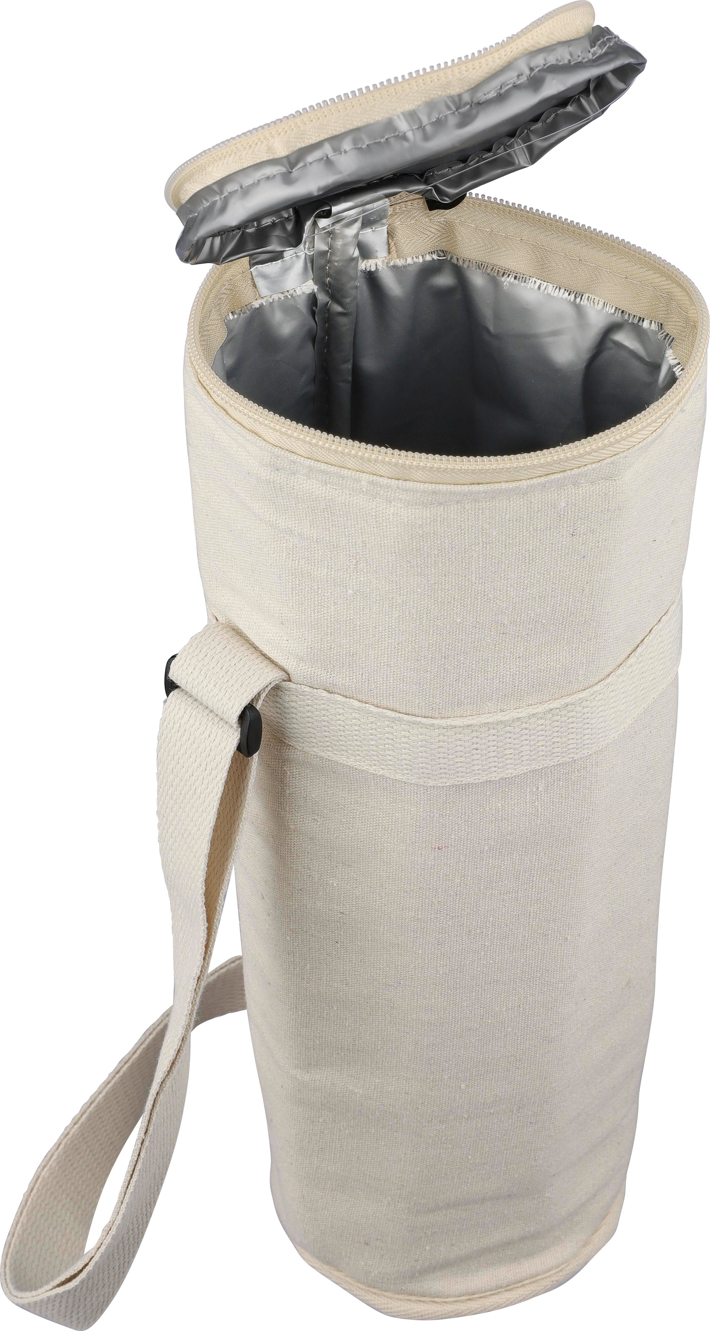 Recycled cotton (270 gsm) bottle cooler bag Eugene
