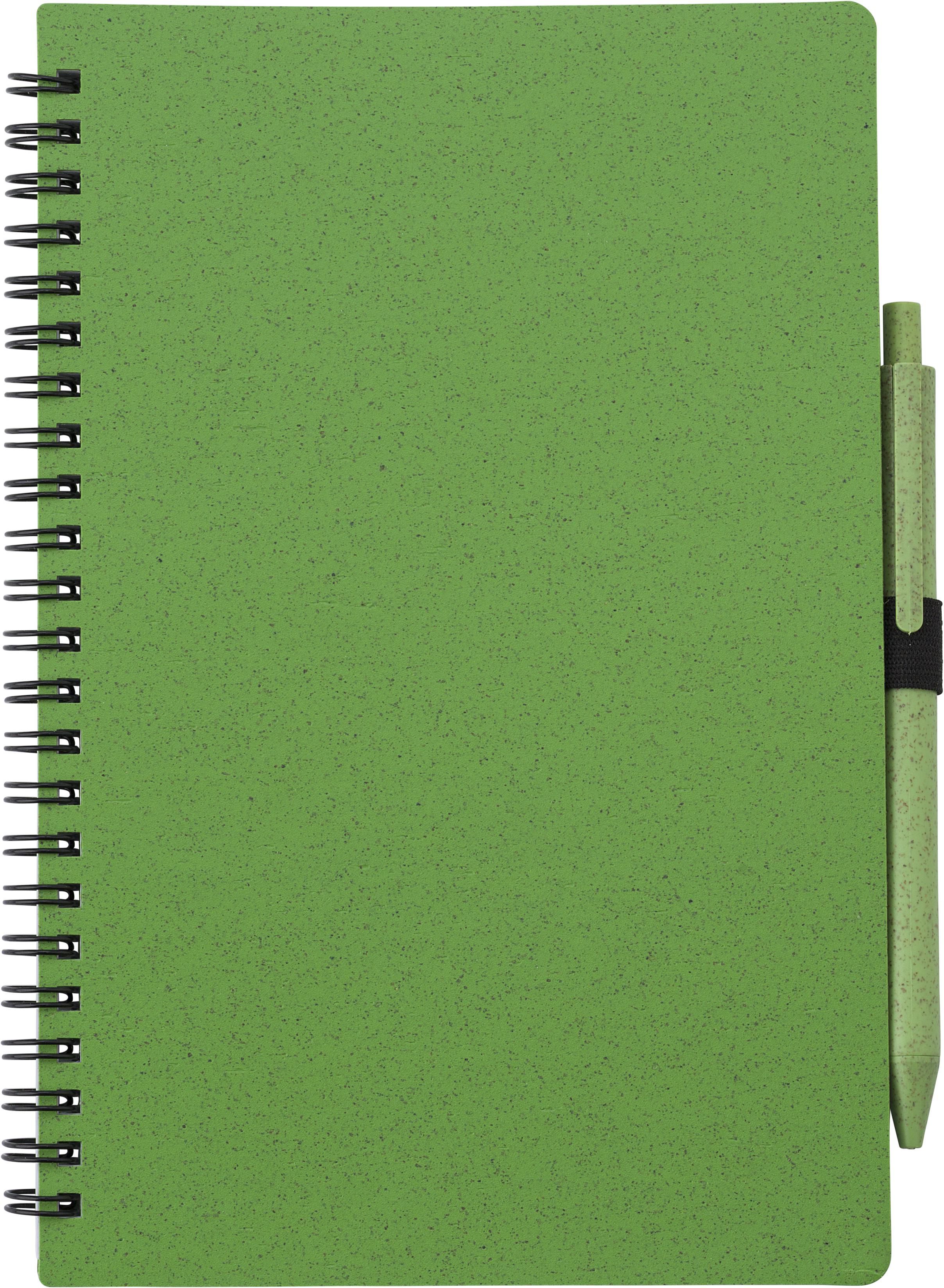 Libreta de paja de trigo Massimo