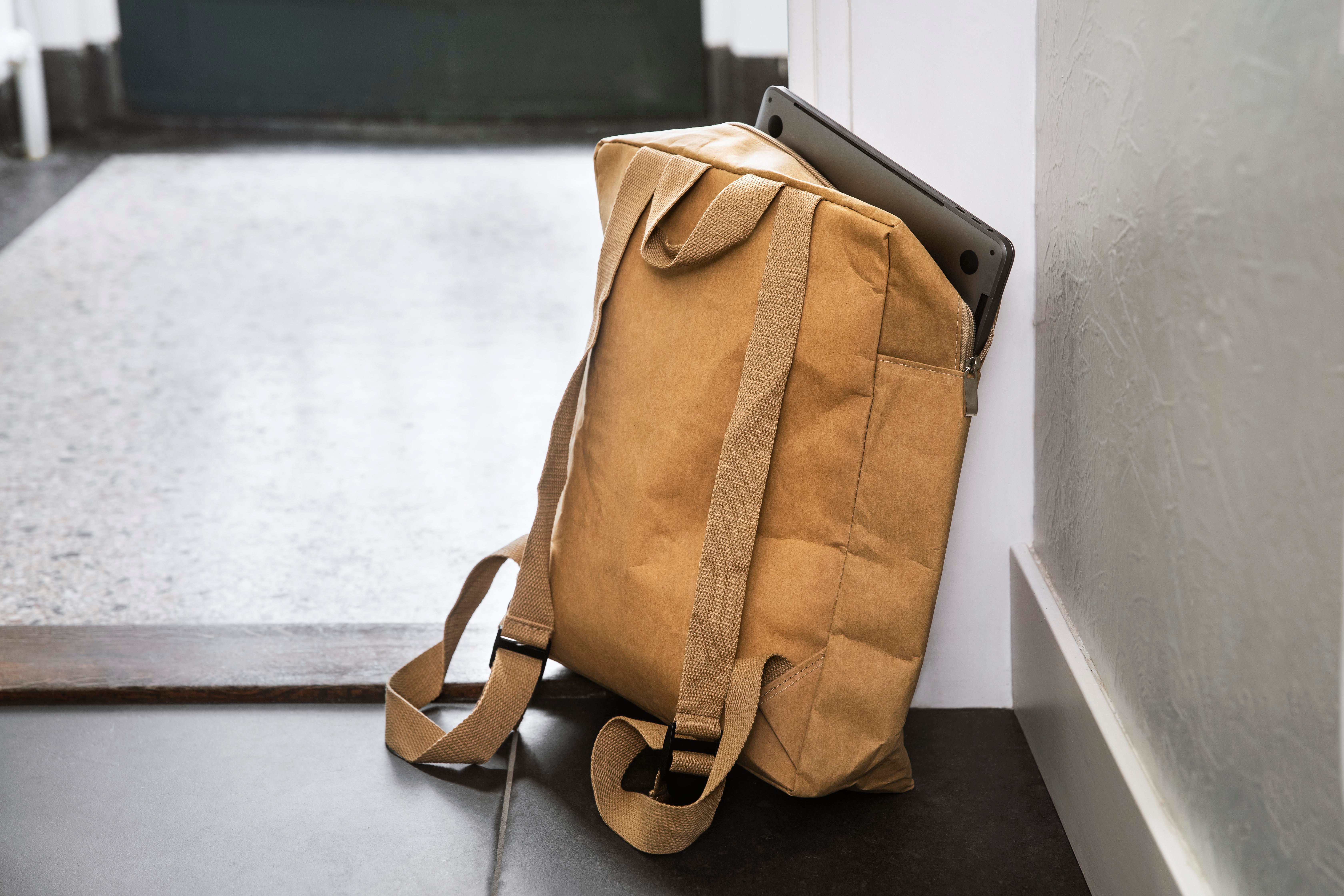 Mochila de papel laminado Samanta