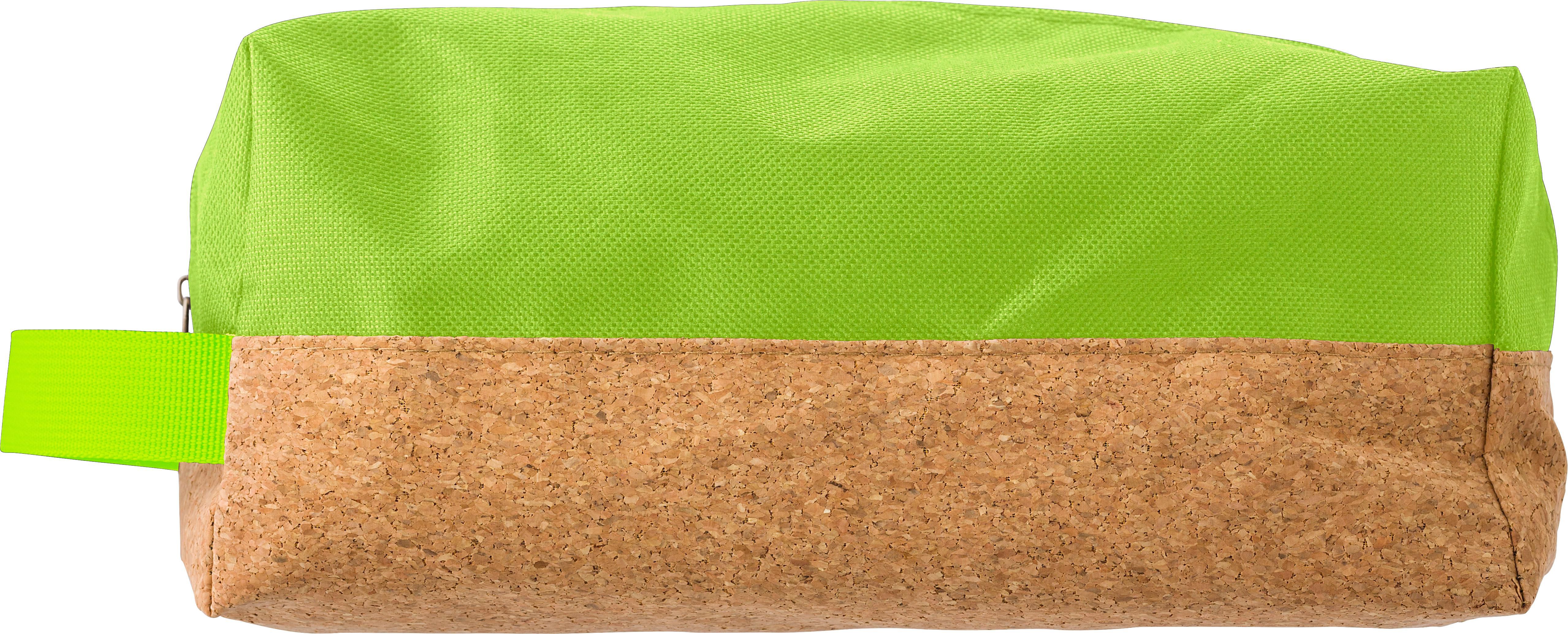 Neceser de poliéster y corcho Lynn