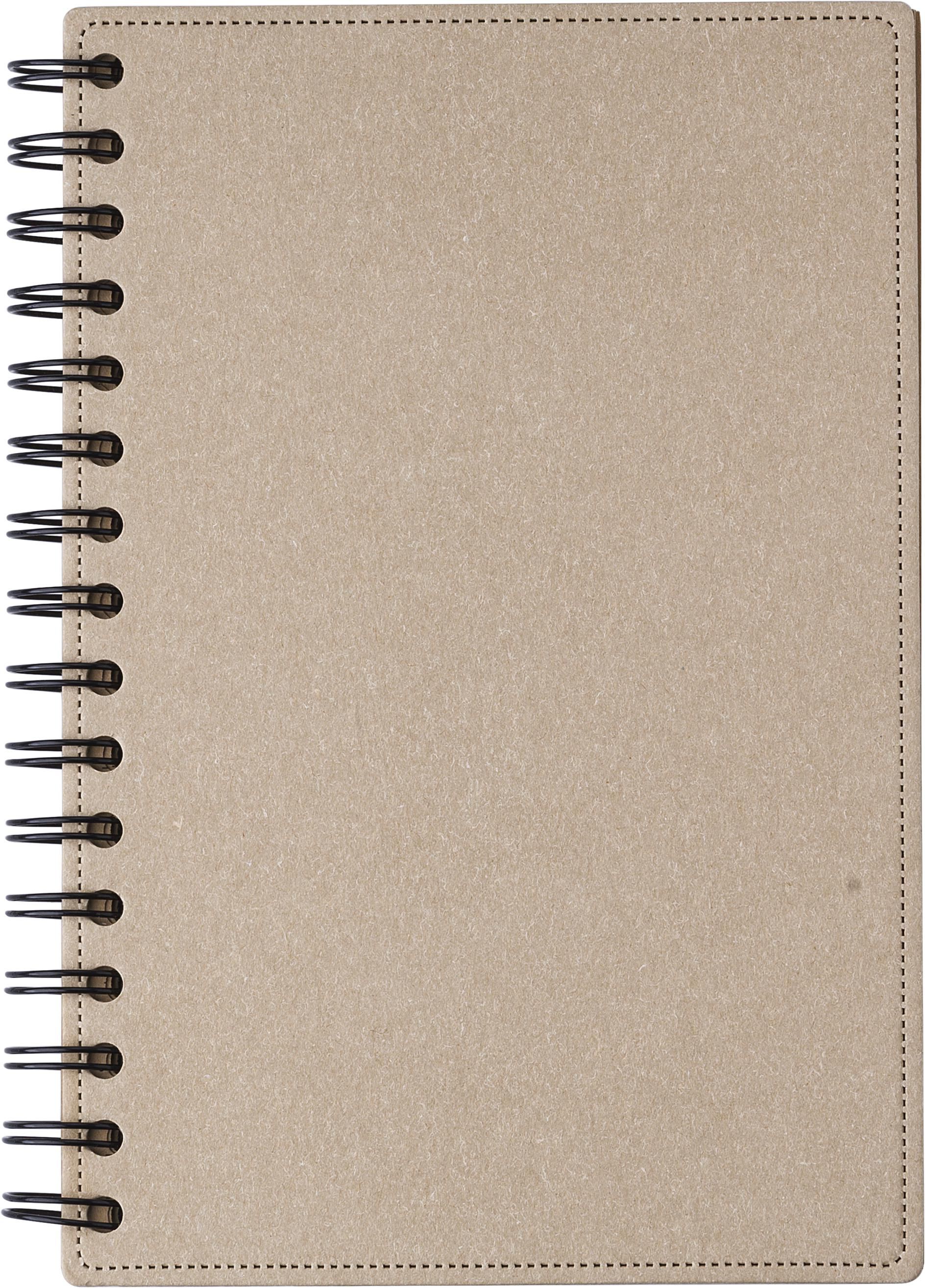 Cuaderno de cartón reciclado Caleb