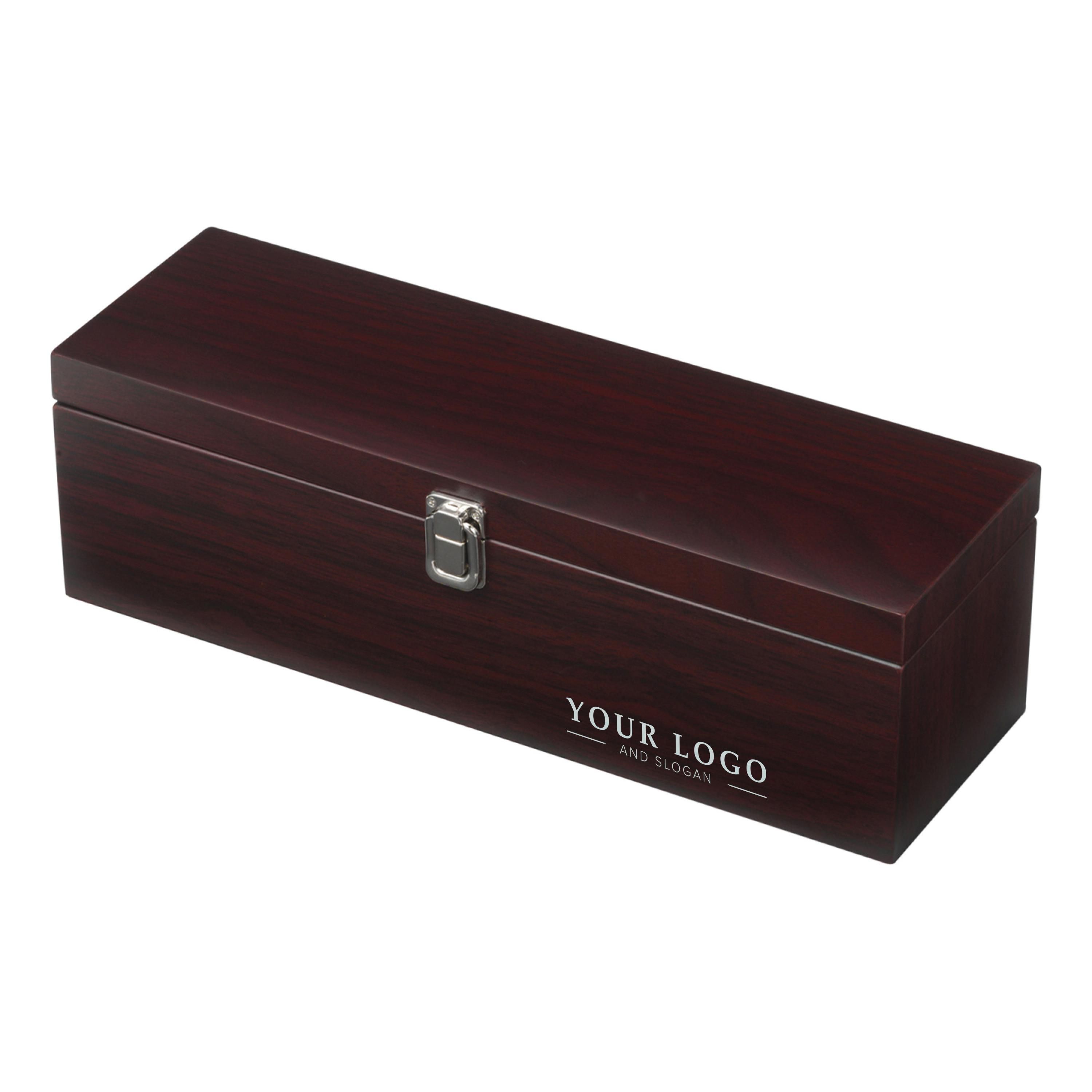 Caja de madera con set de vino Nikita