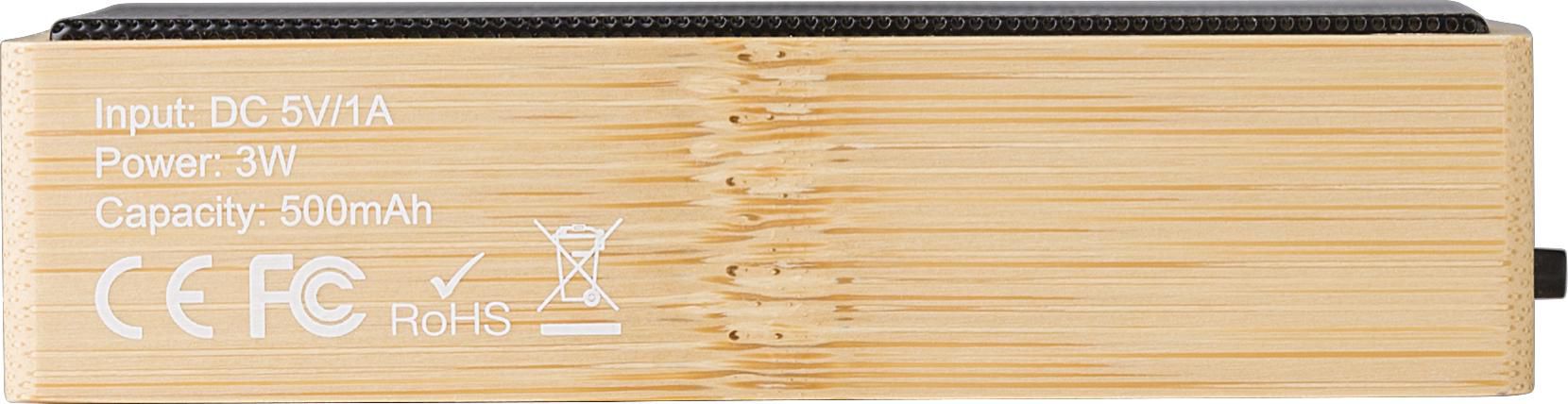 Altavoz inalámbrico de bambú Fox