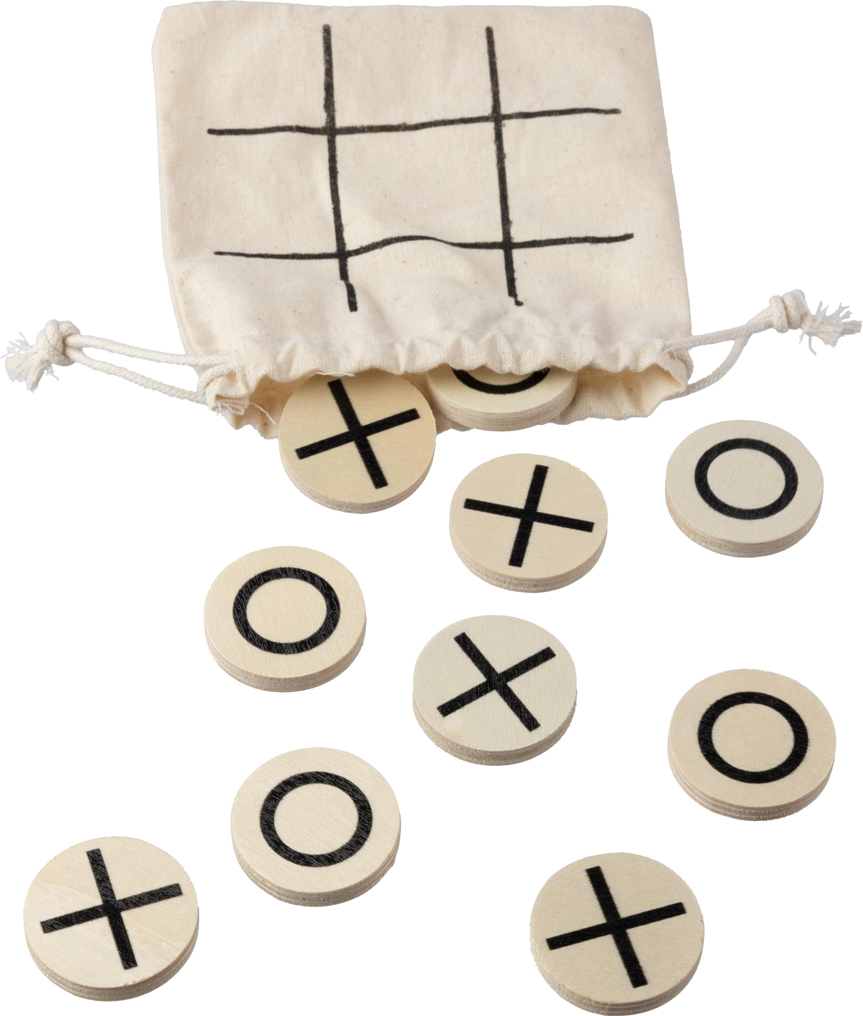 Juego 3 en raya de madera Waltraud