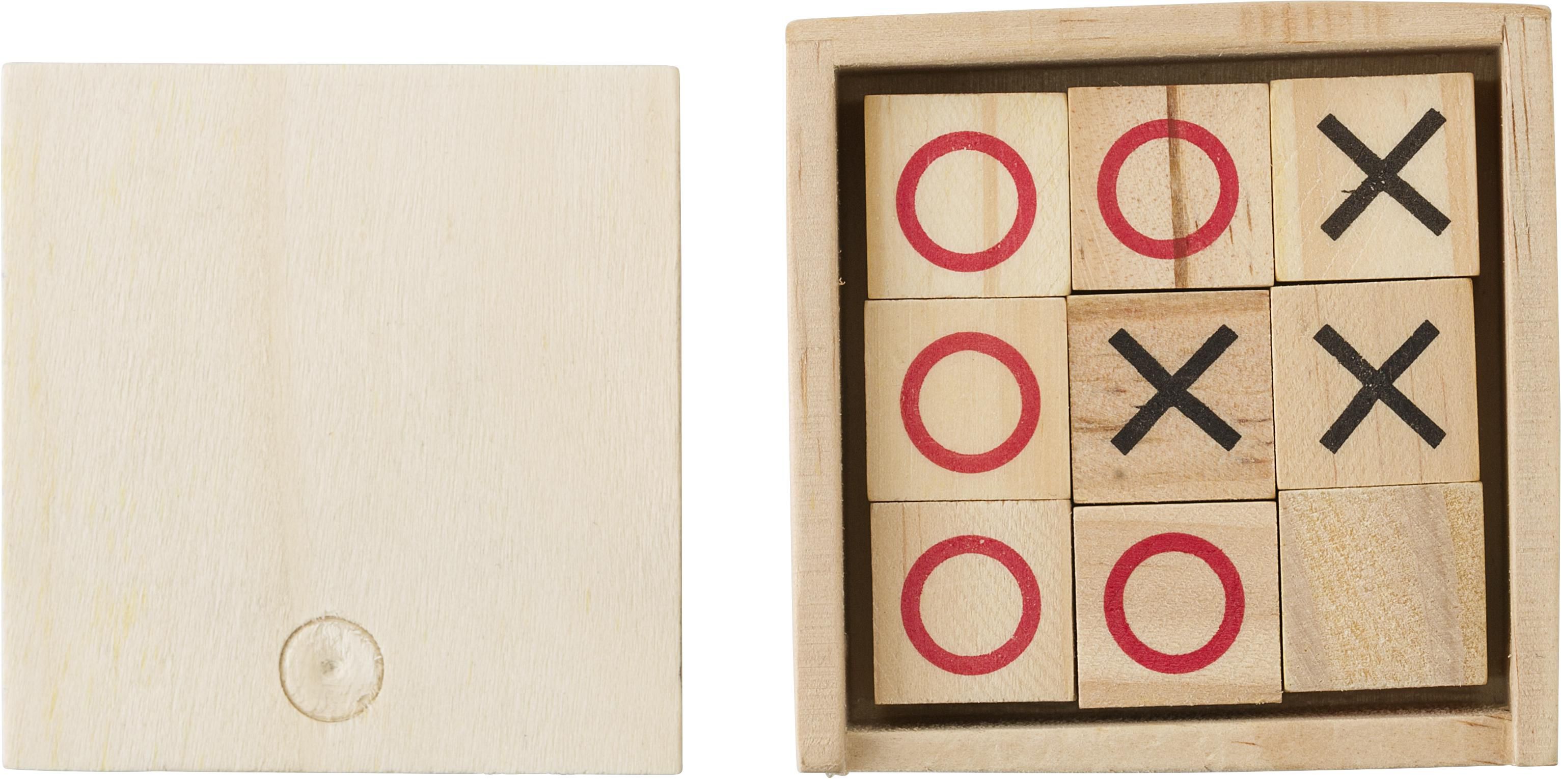Juego 3 en raya de madera Alessio