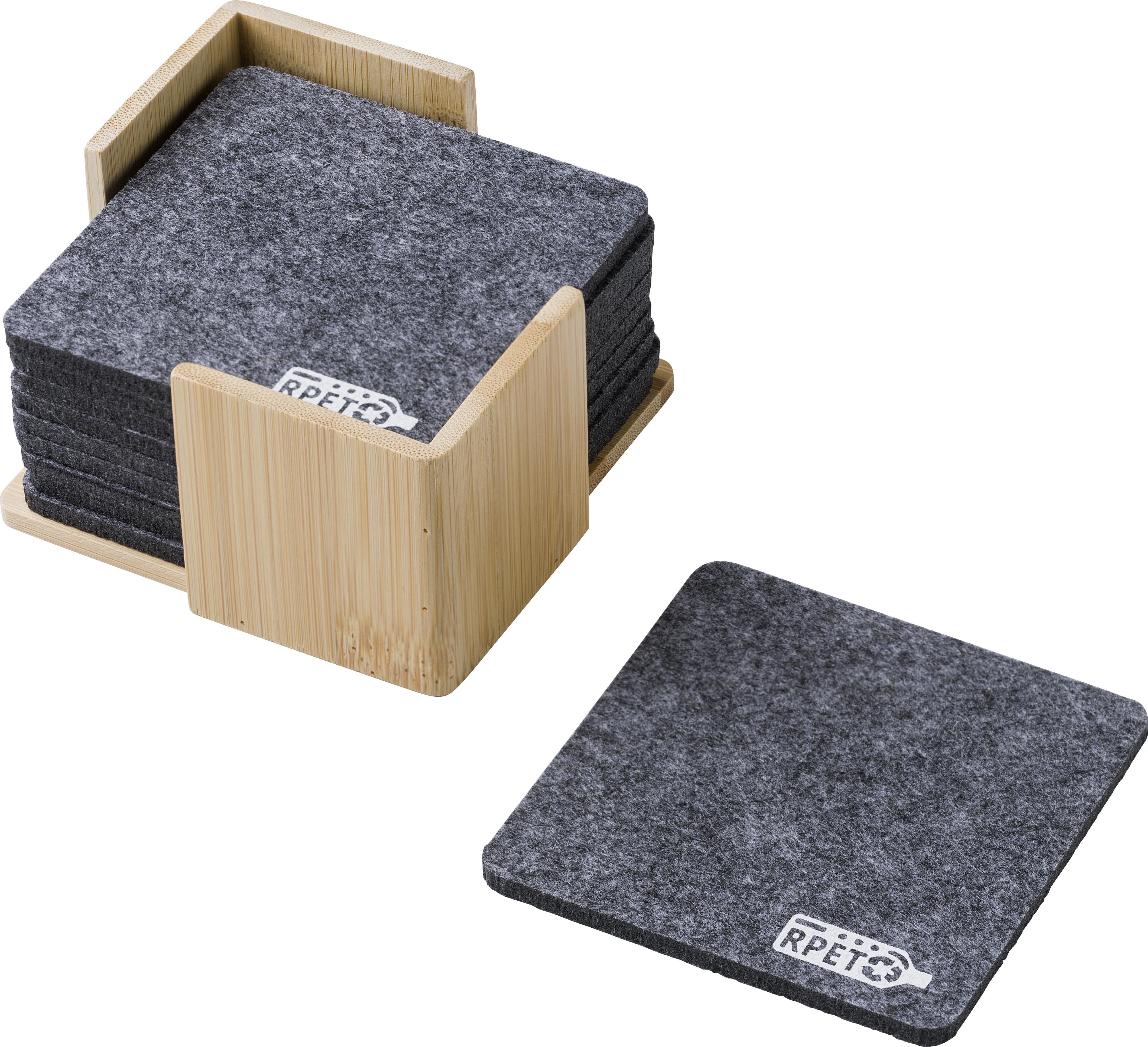 Set de posavasos de fieltro rPET Lawrence