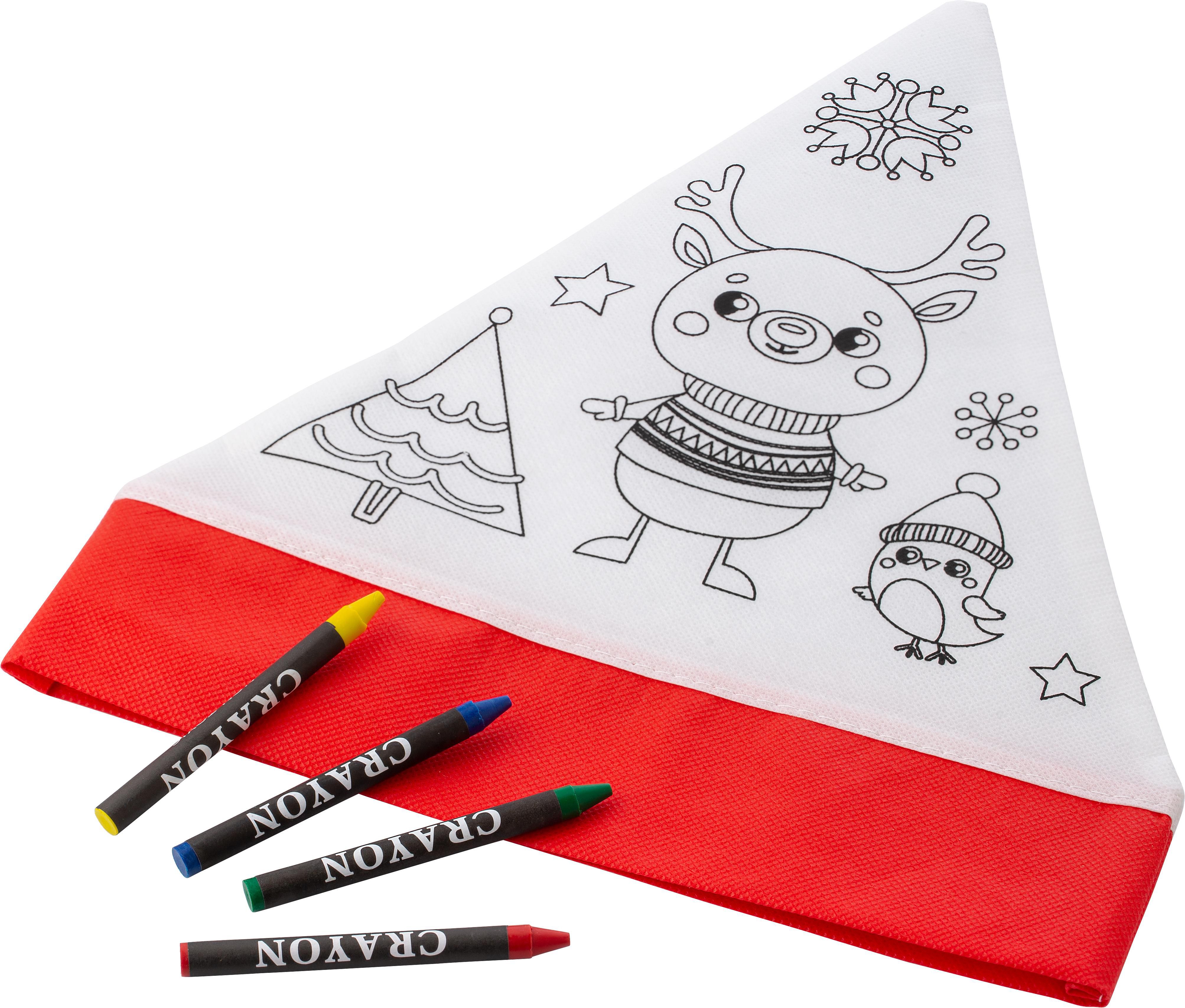 Gorro navideño de nonwoven (80 gr / m²) Maryse