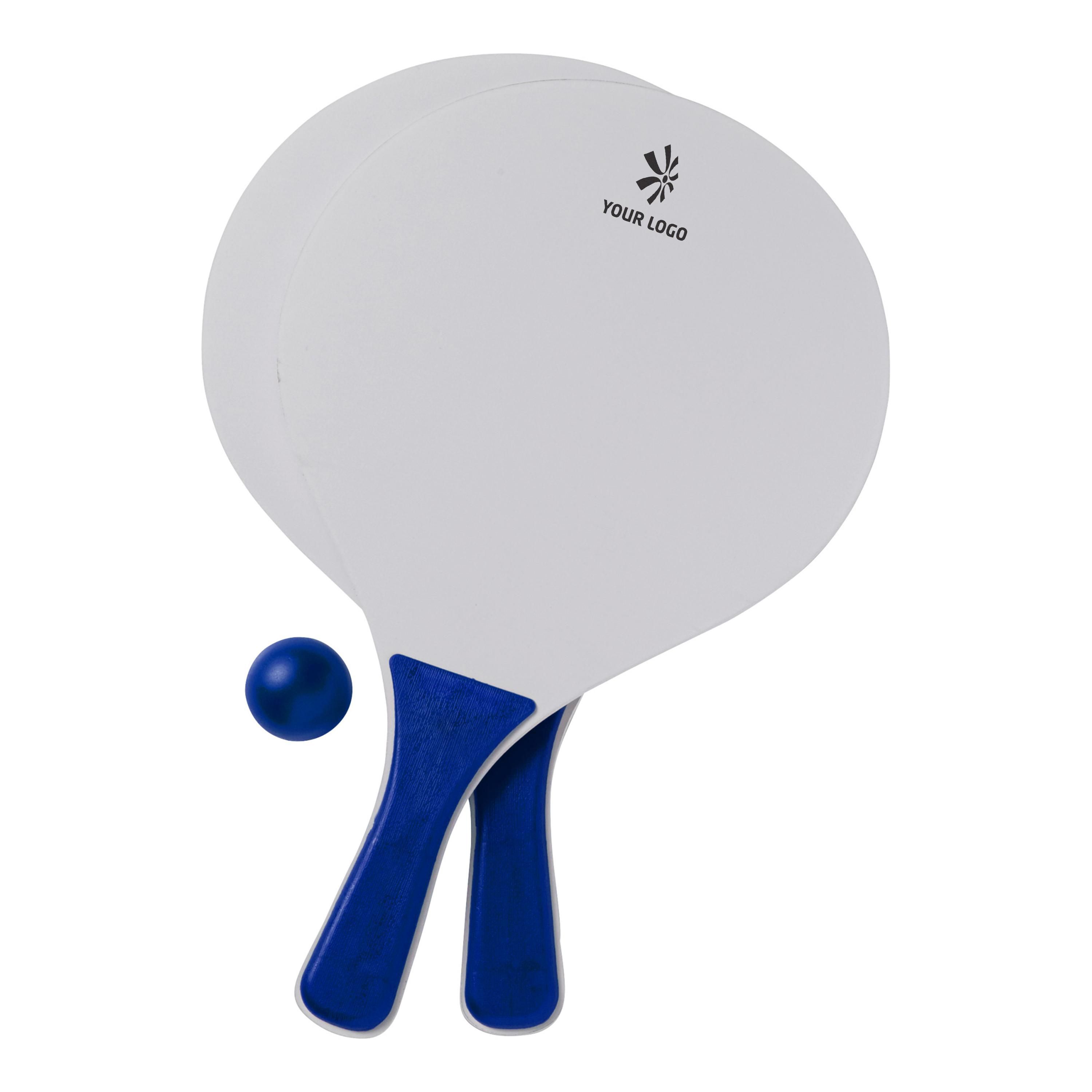 Set de palas de madera y pelota Fabien