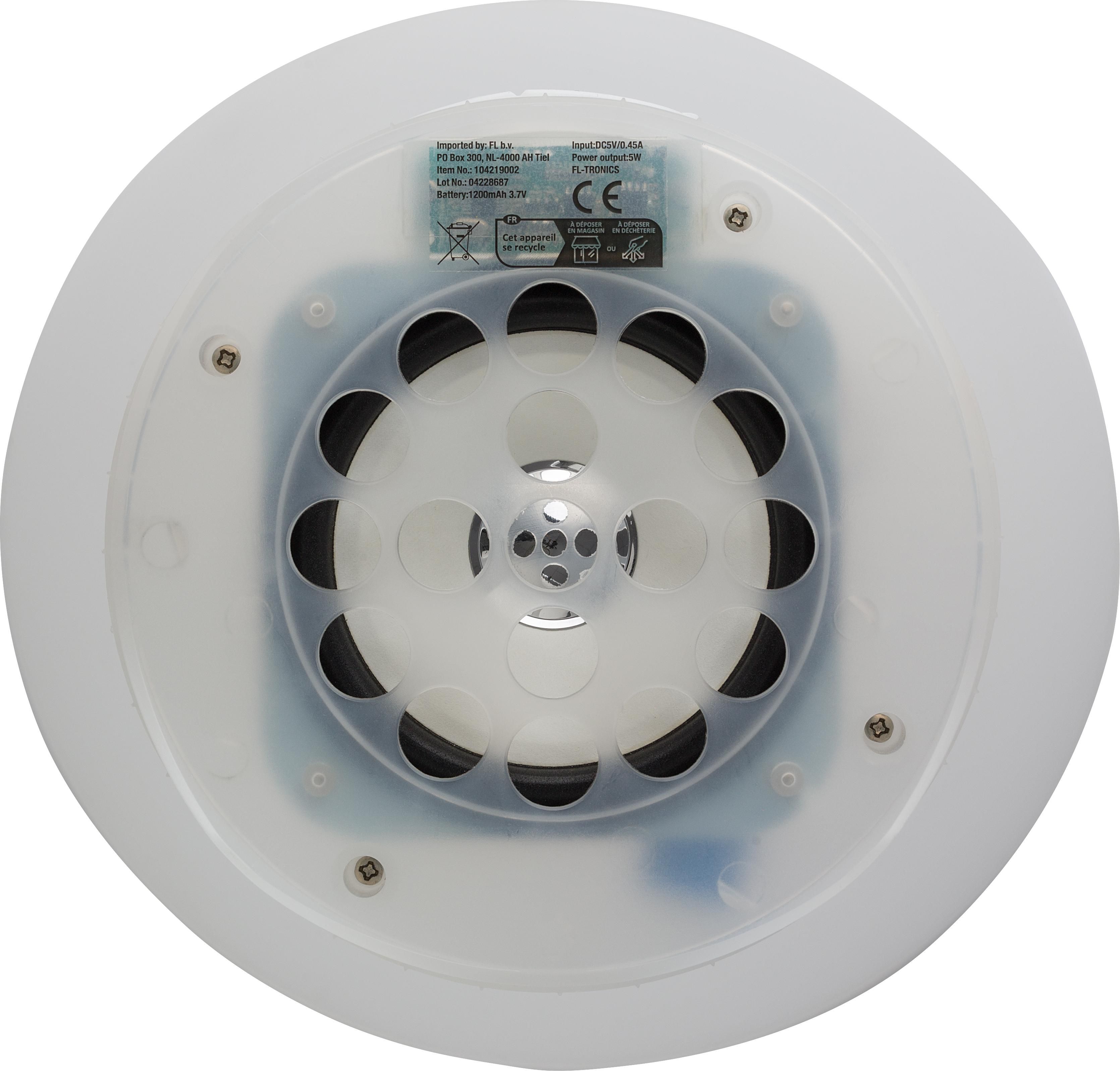 Cubitera de ABS con altavoz Annabel