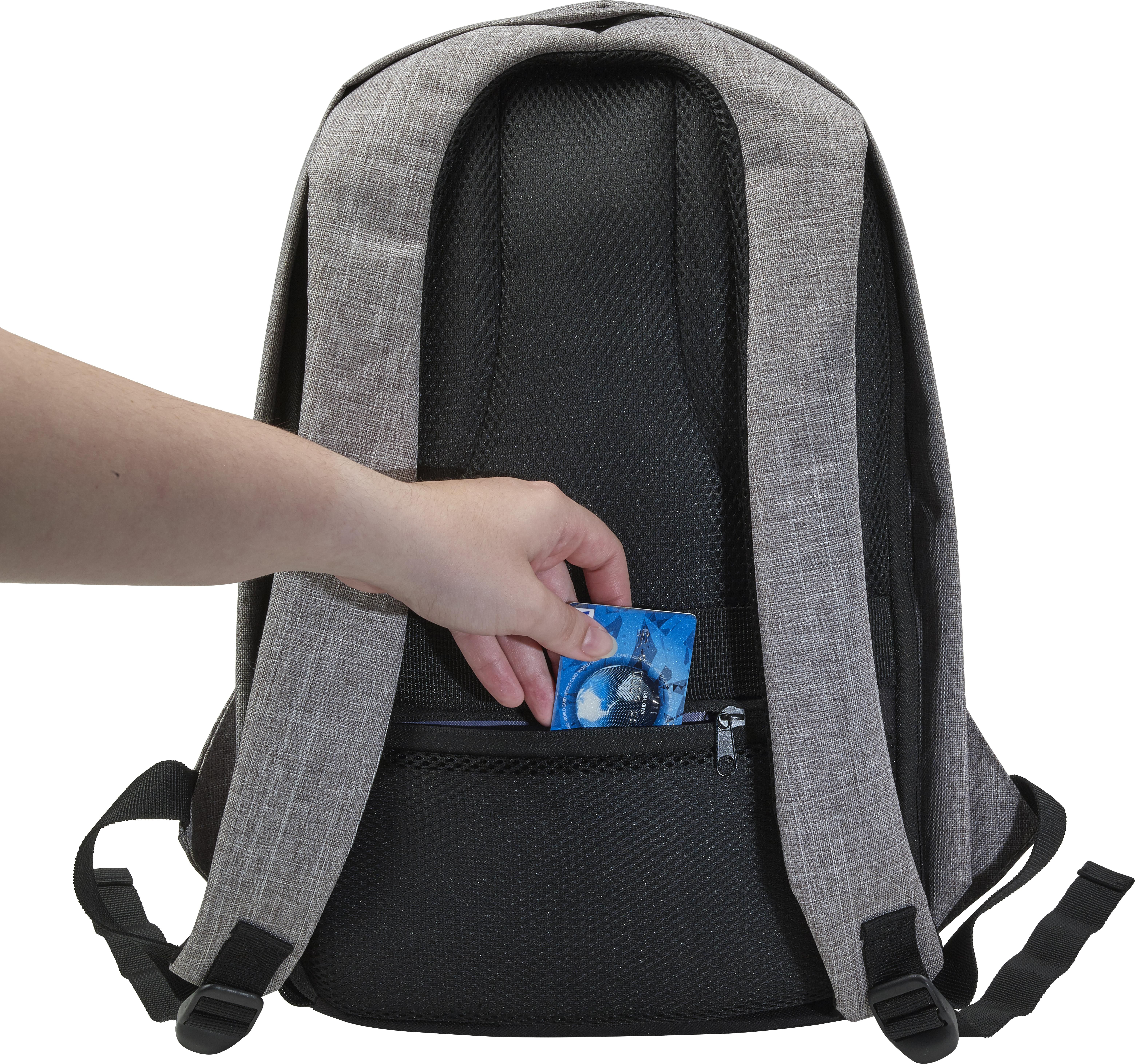 Mochila antirrobo de poliéster para pc Cruz