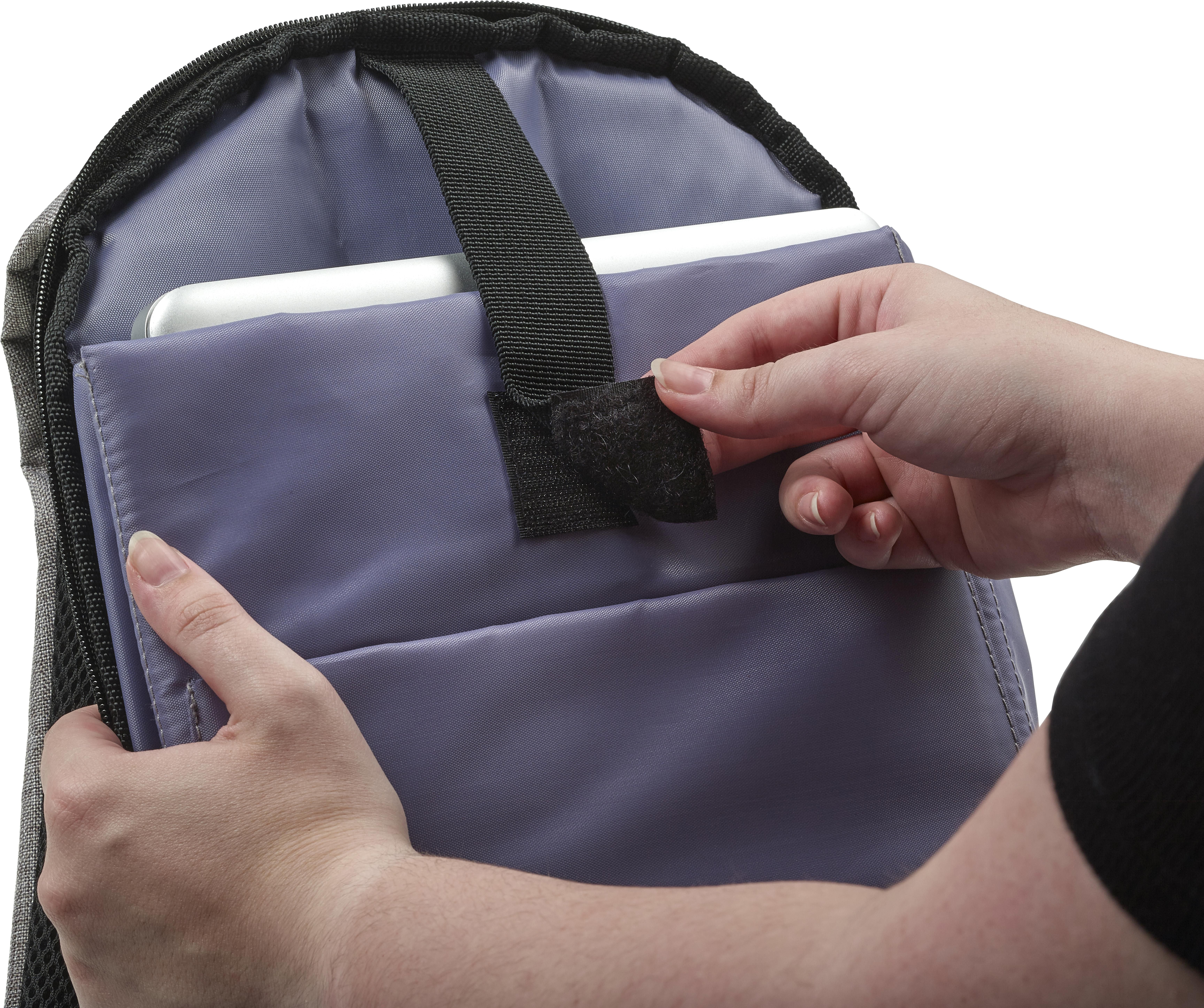 Mochila antirrobo de poliéster para pc Cruz