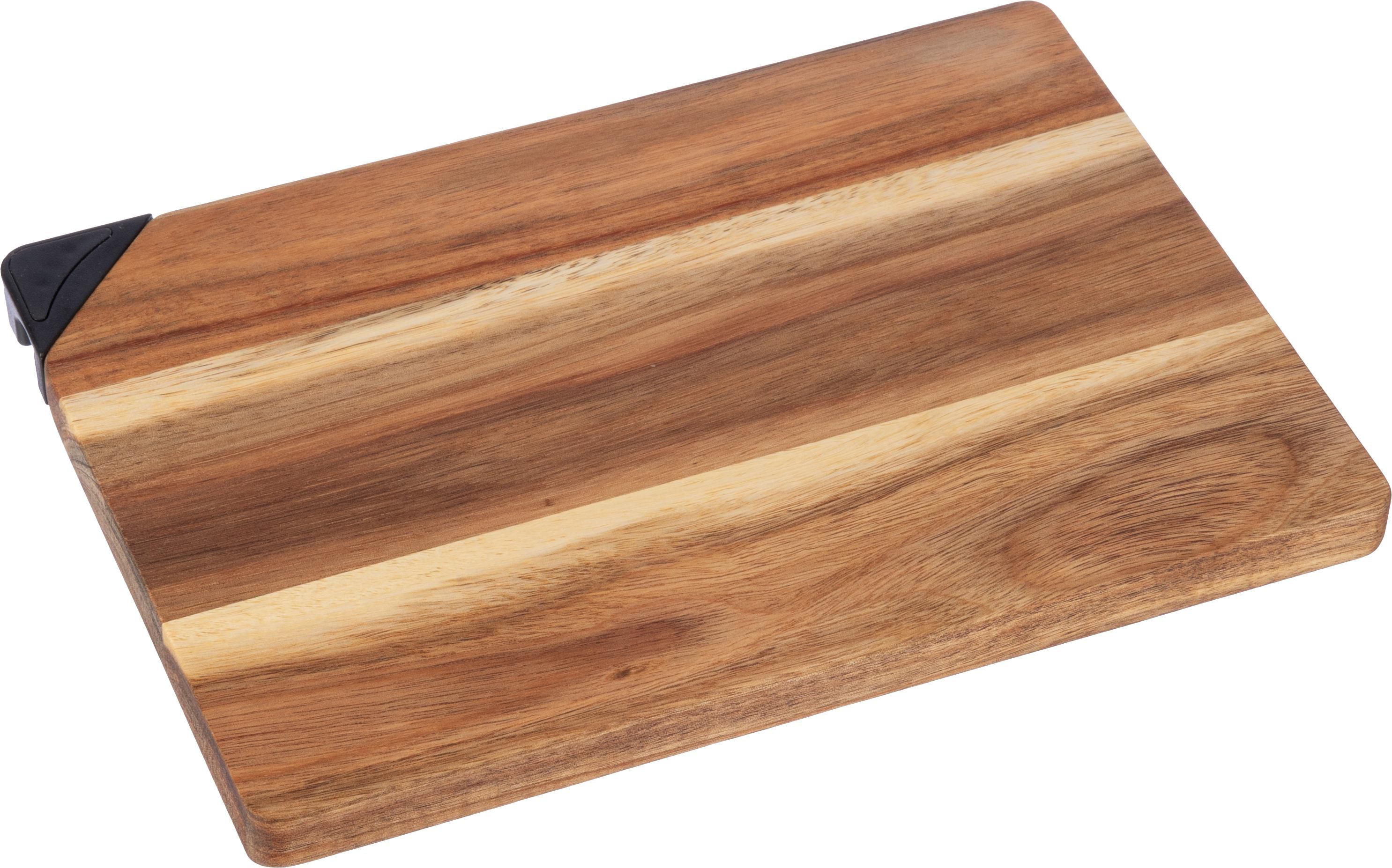 Tabla de madera de acacia con afilador Heinz