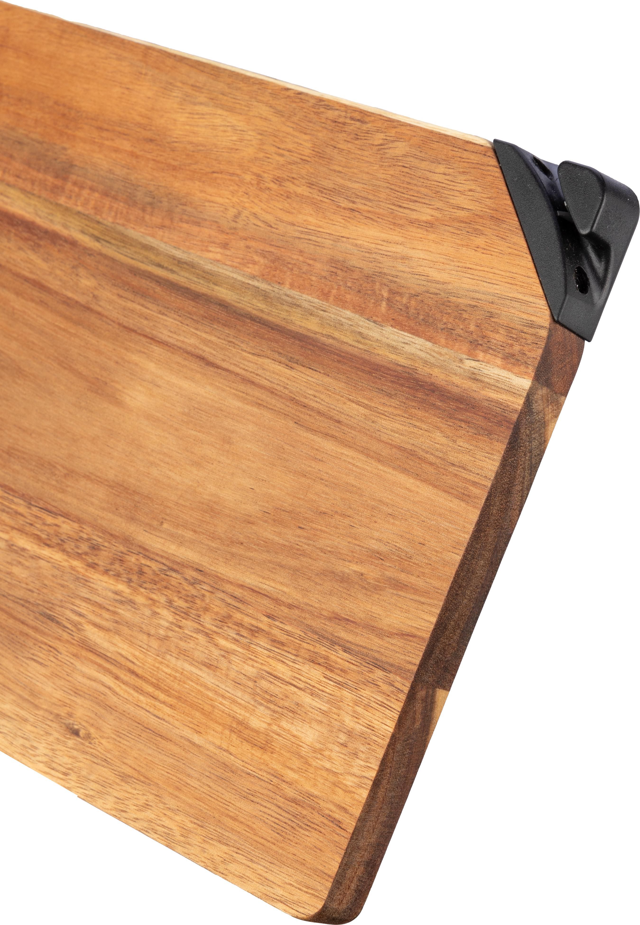 Tabla de madera de acacia con afilador Heinz