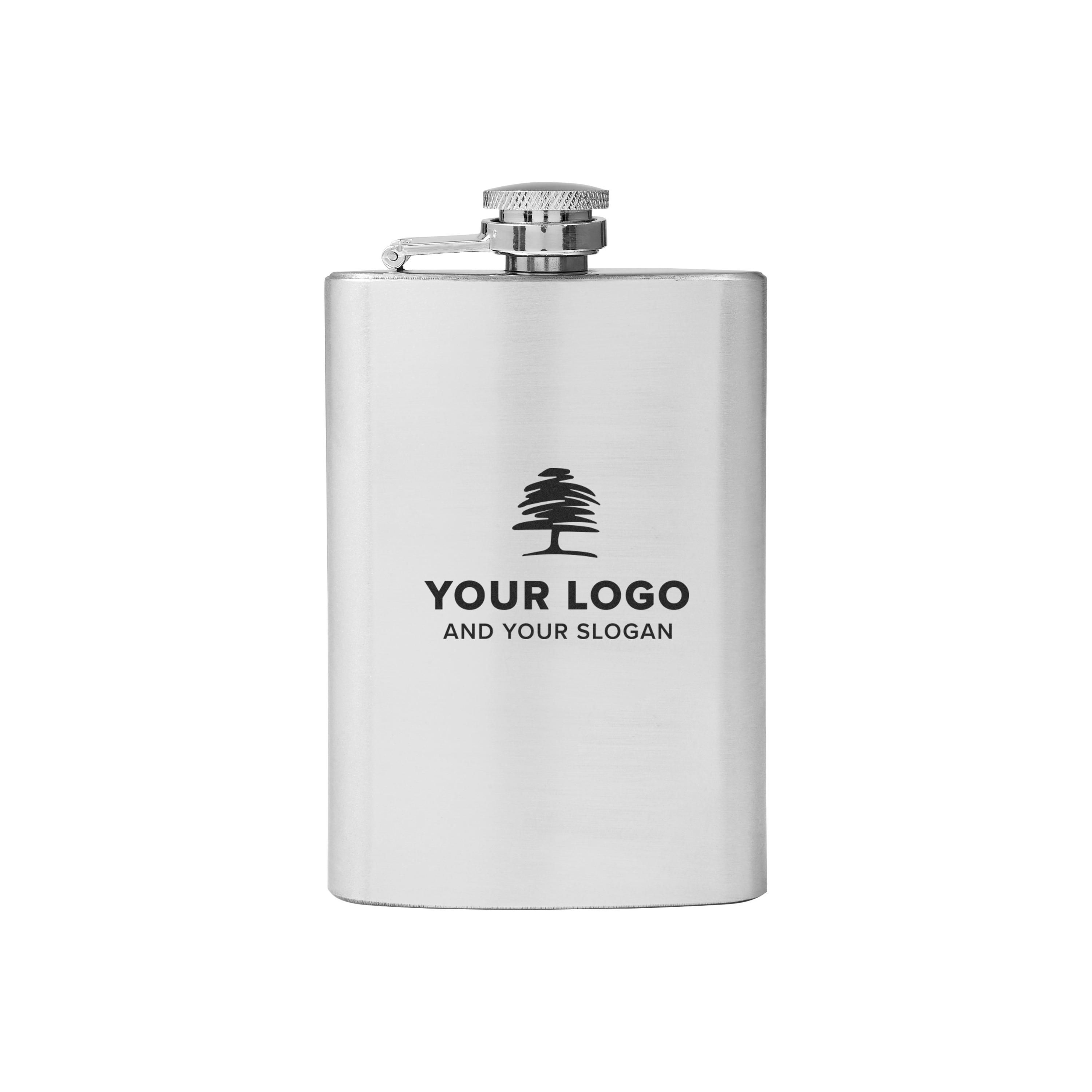 Petaca de acero inox. Ingrid